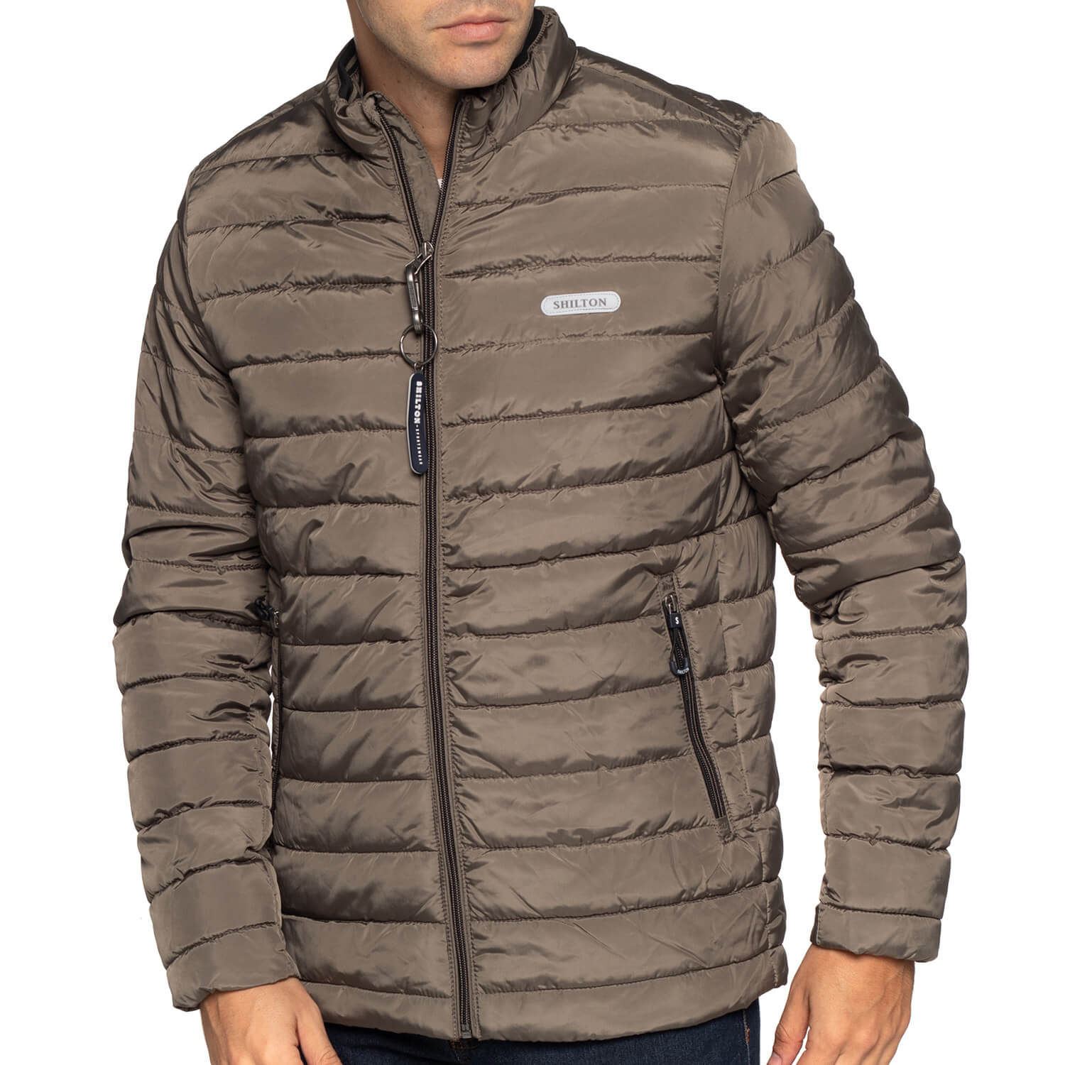 Light and warm Khaki down jacket - Shilton