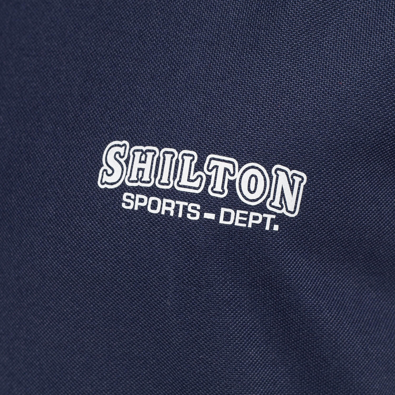 Club Navy sports polo shirt - back view - Shilton