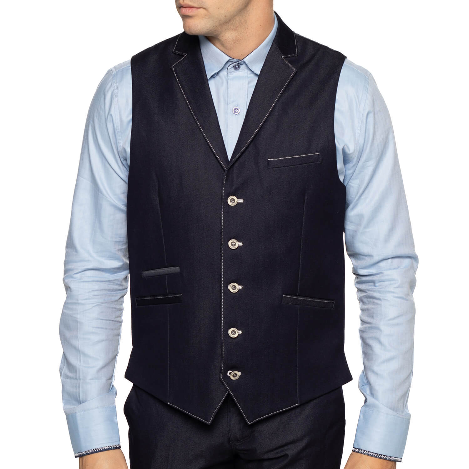Blazer jacket with British vest