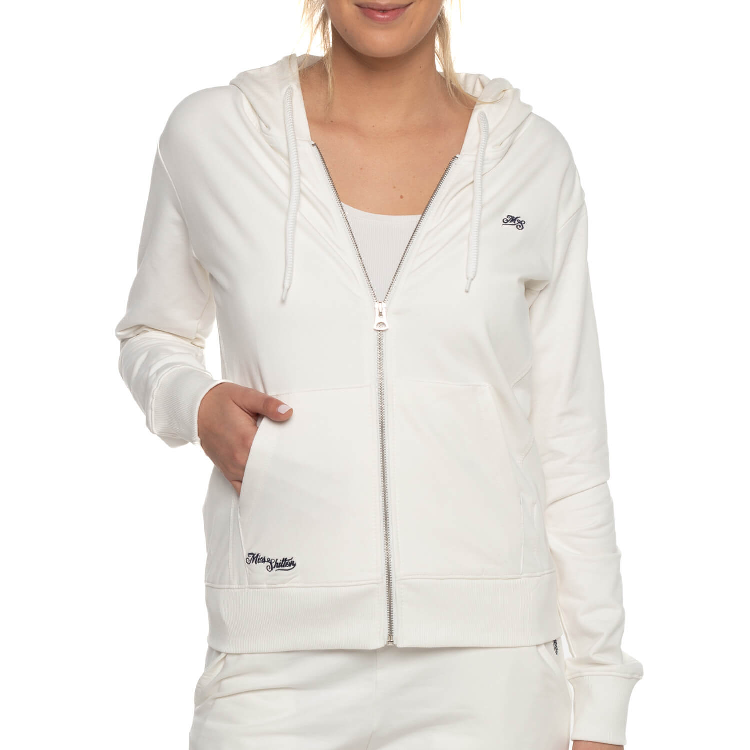 Gilet zippe miss Ecru - Shilton