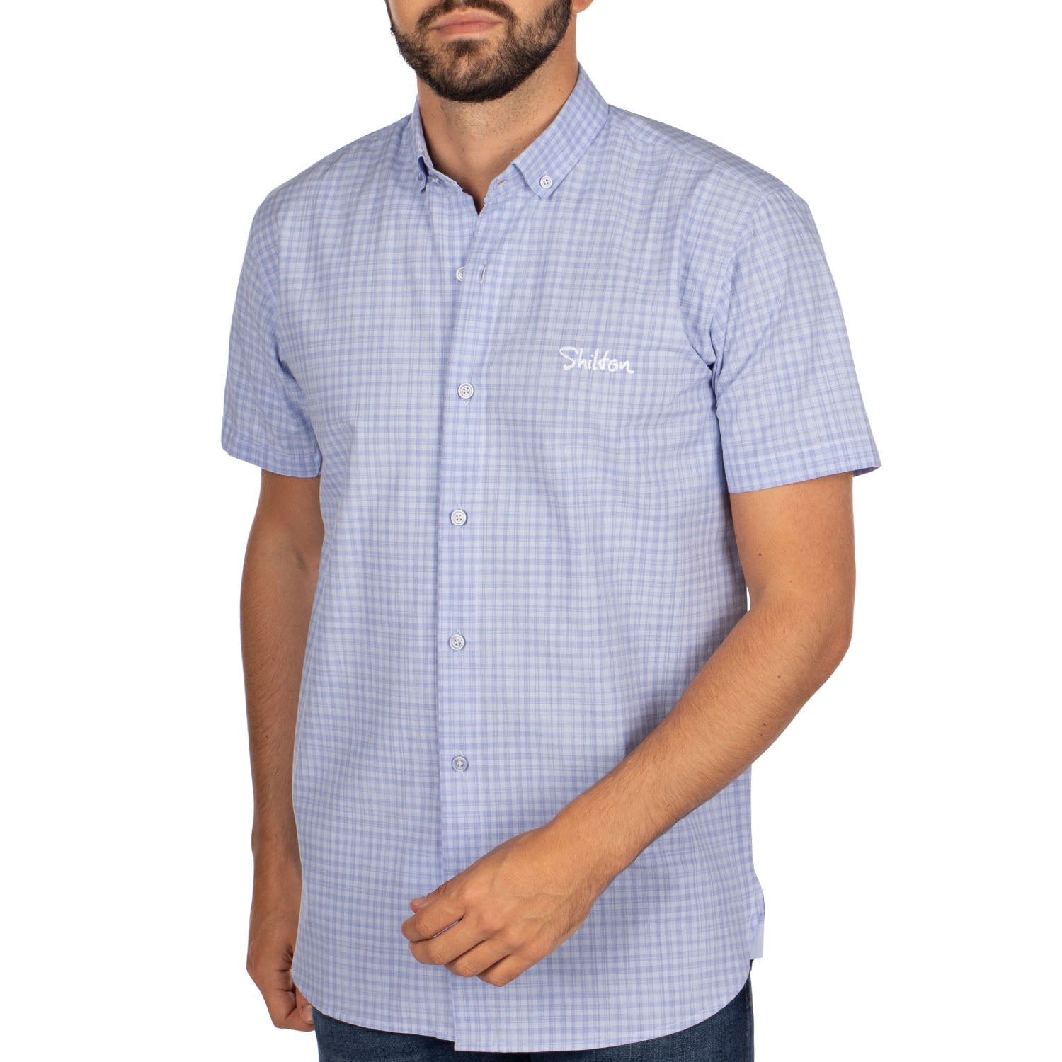Ciel denim check shirt - Shilton
