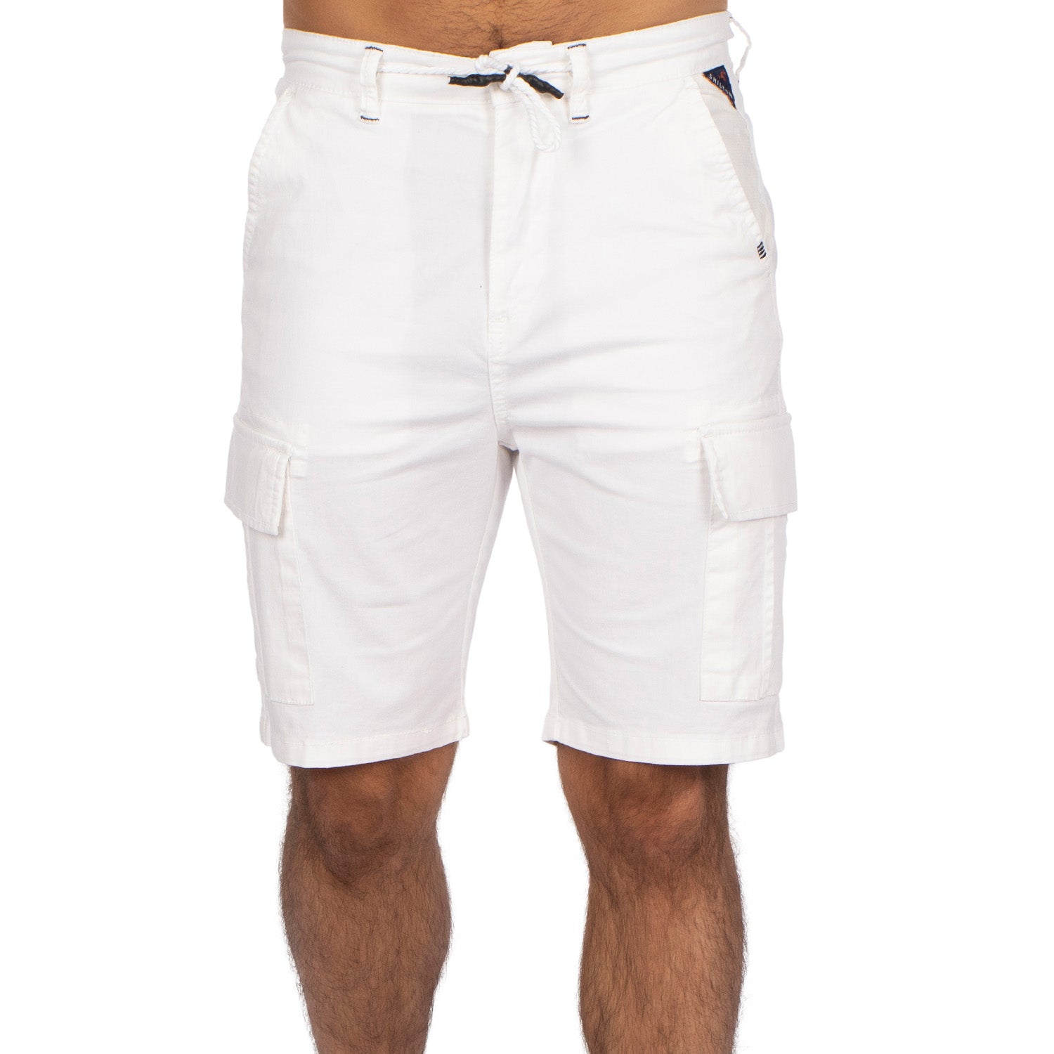 White cargo shorts with pockets - Shilton