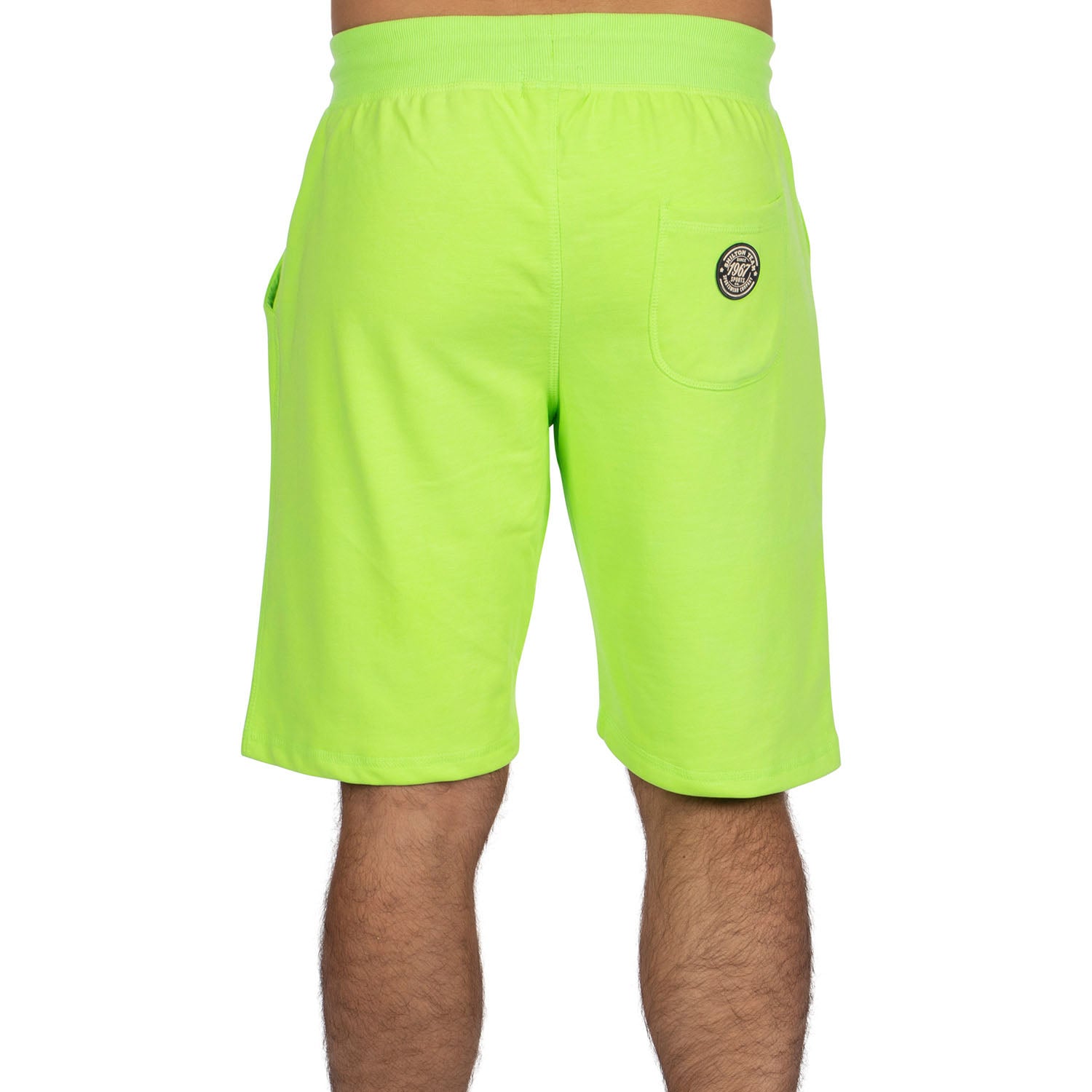 1967 Green Fleece Short - back view - Shilton