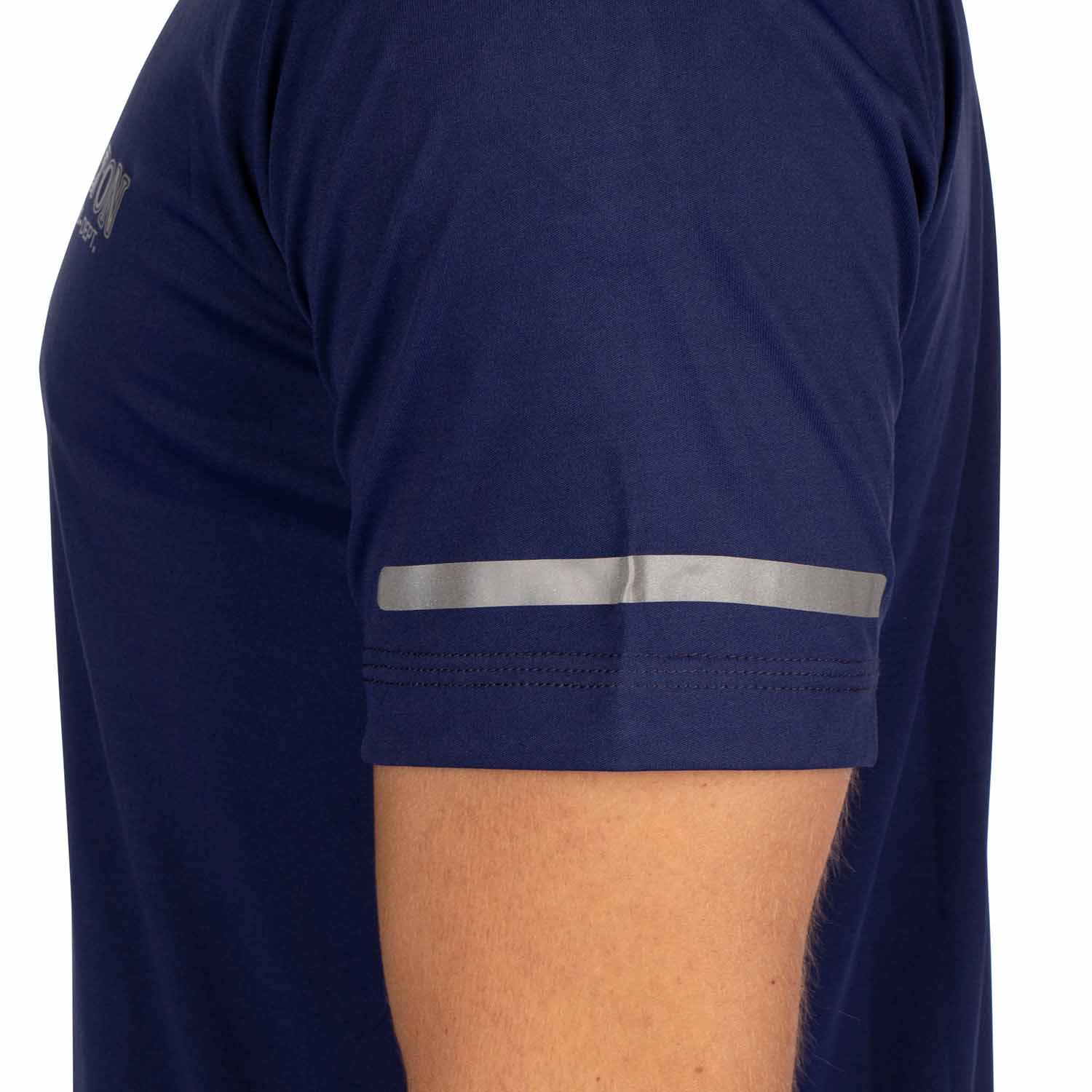 Zipped sports polo shirt