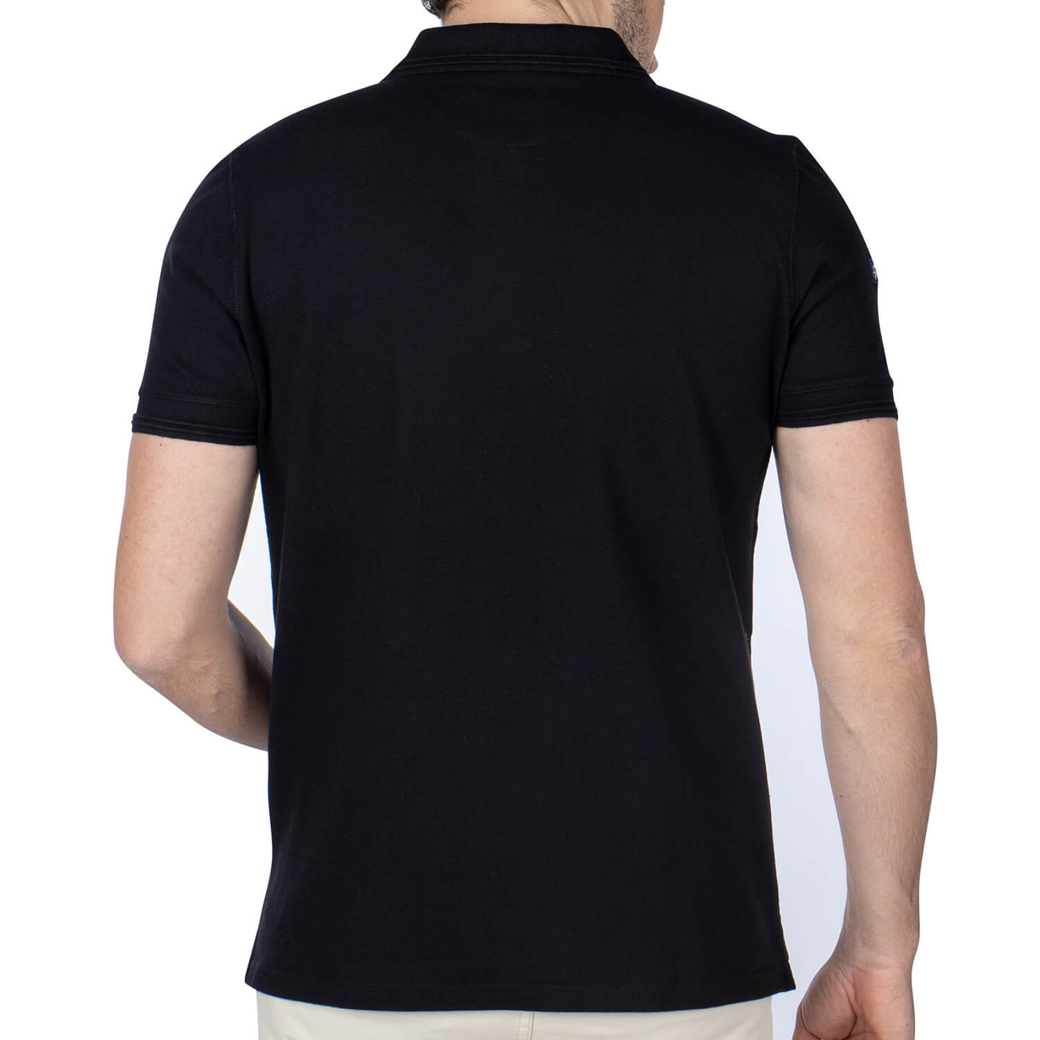 Polo unity rugby Black - back view - Shilton