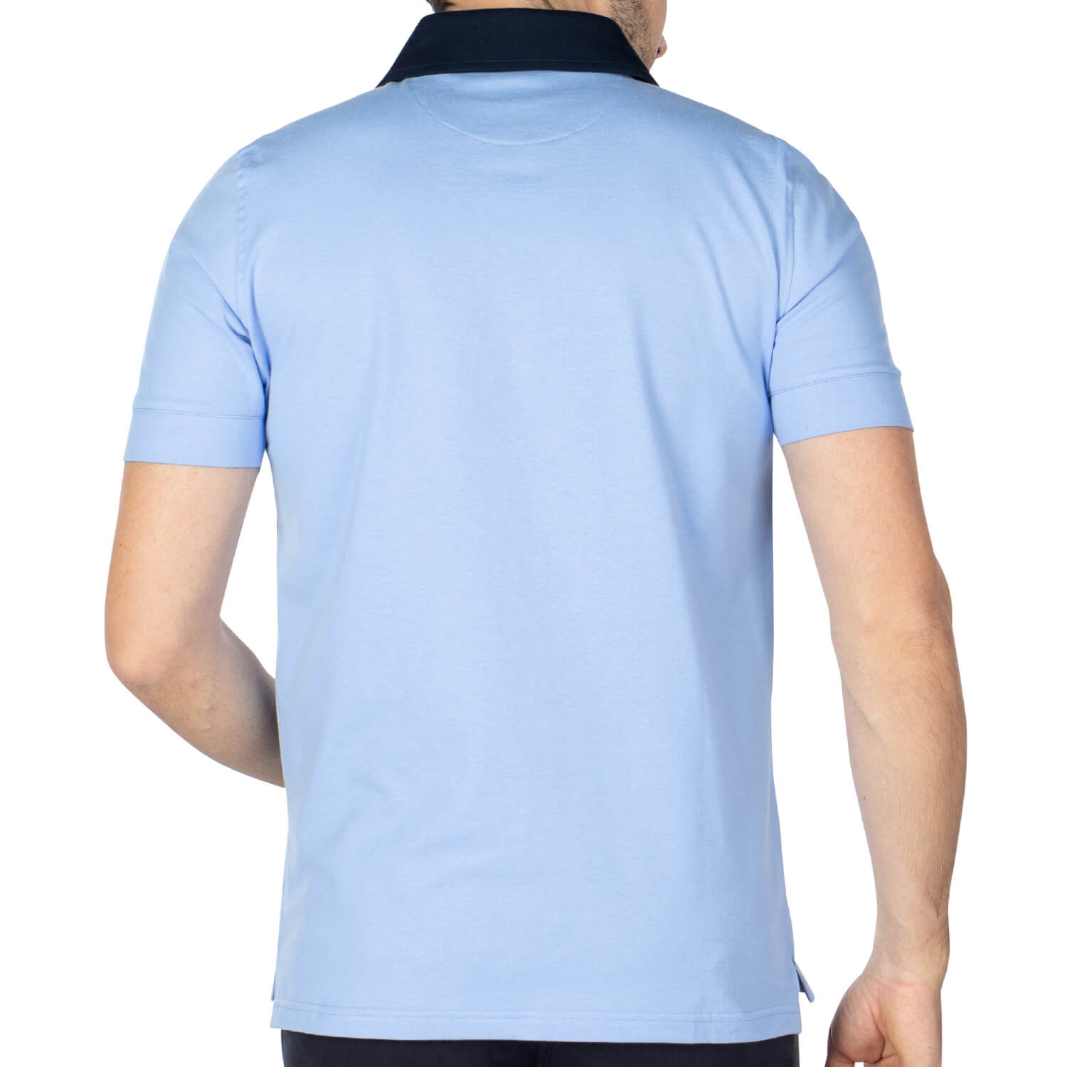 Ciel basic rugby polo shirt - back view - Shilton