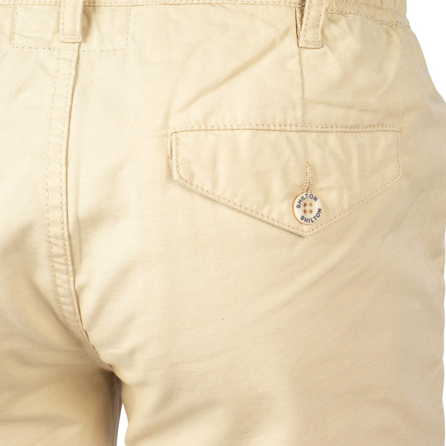 Basic linen Bermuda shorts