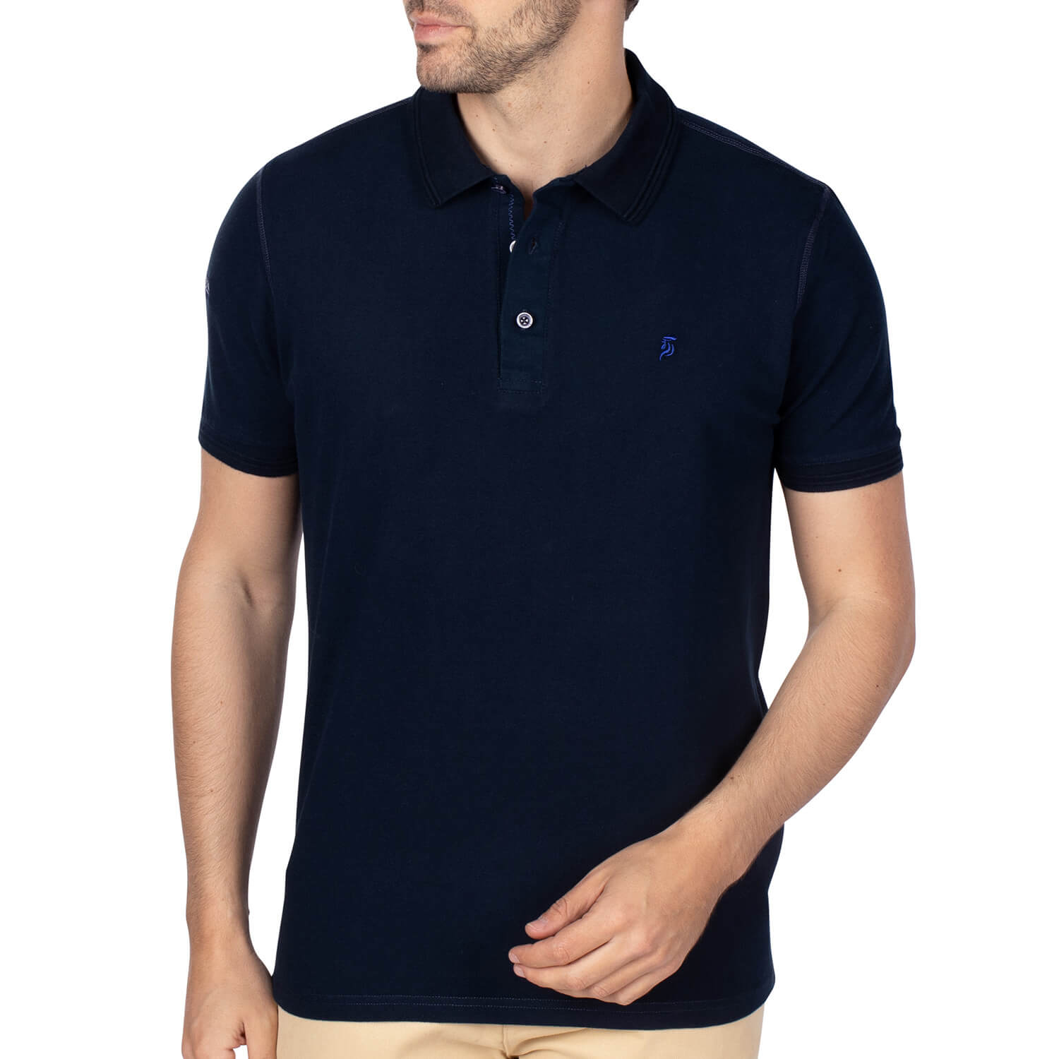 Navy rugby unity polo shirt - Shilton