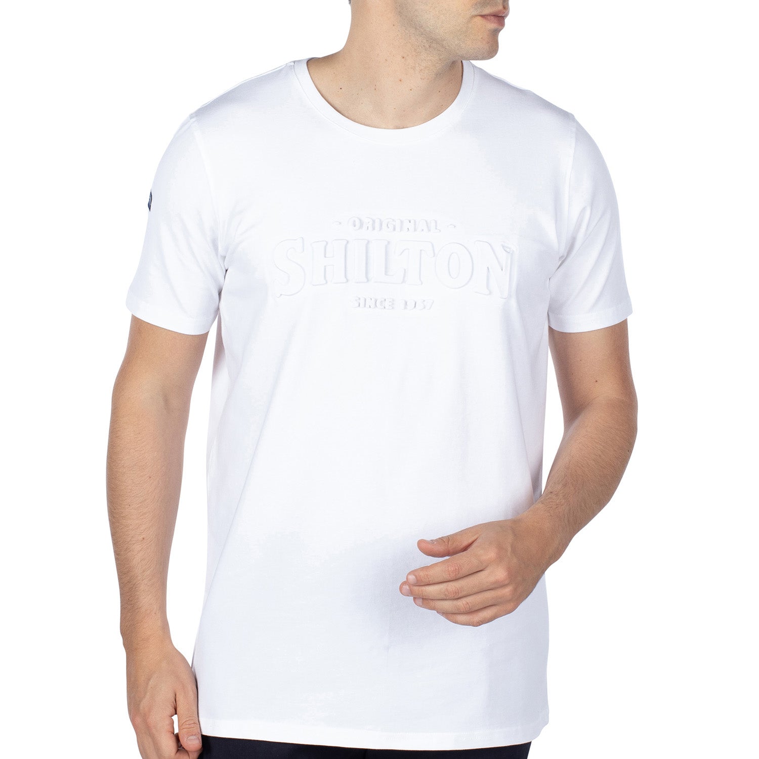 Basic relief T-shirt White - Shilton
