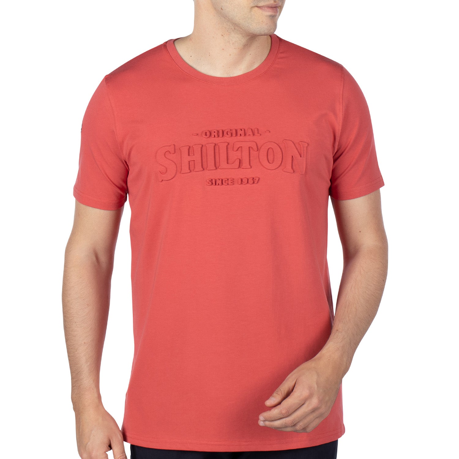 Basic relief T-shirt Orange - Shilton