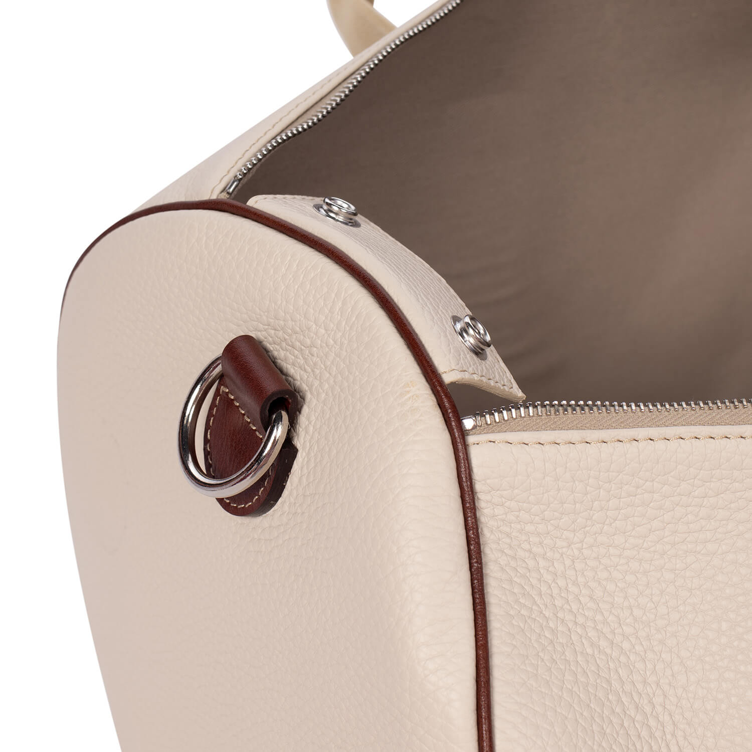 Leather travel bag miss