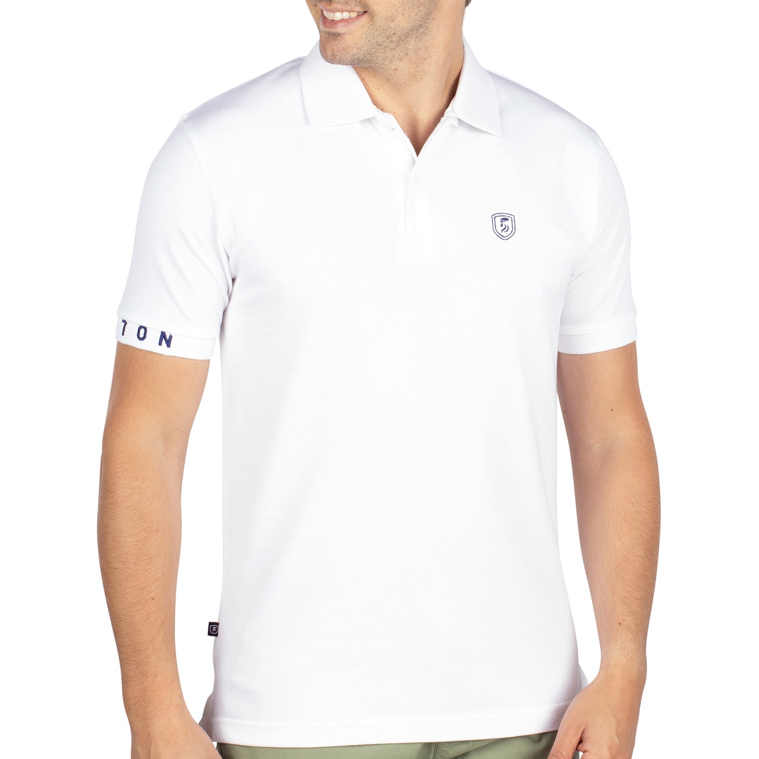 Basic pique polo shirt