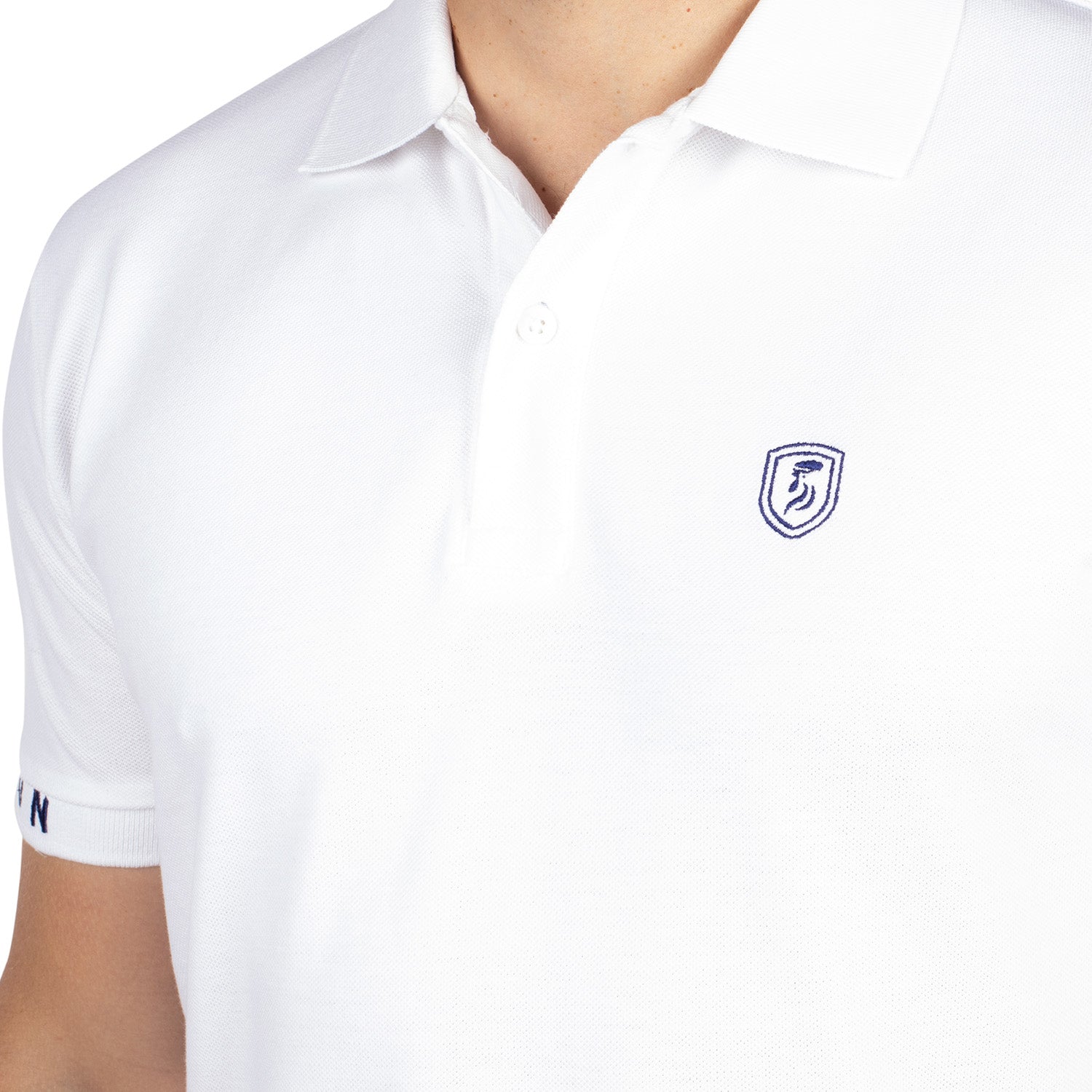 Basic pique polo shirt