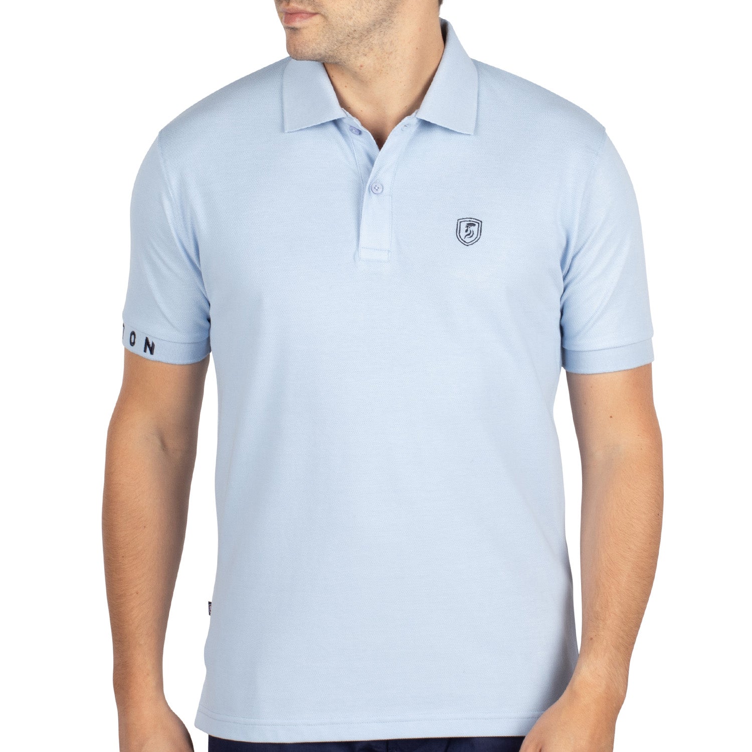 Basic pique polo shirt