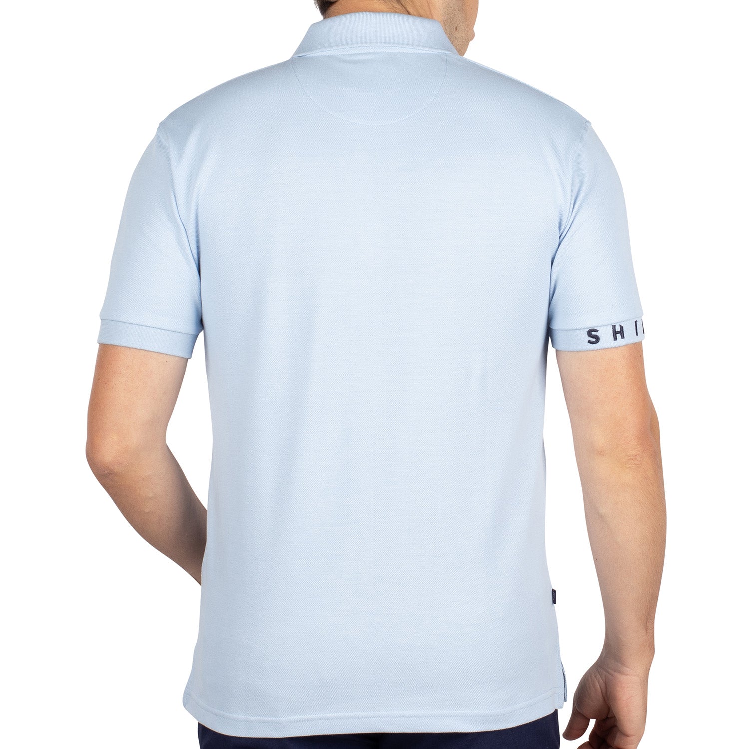 Basic pique polo shirt