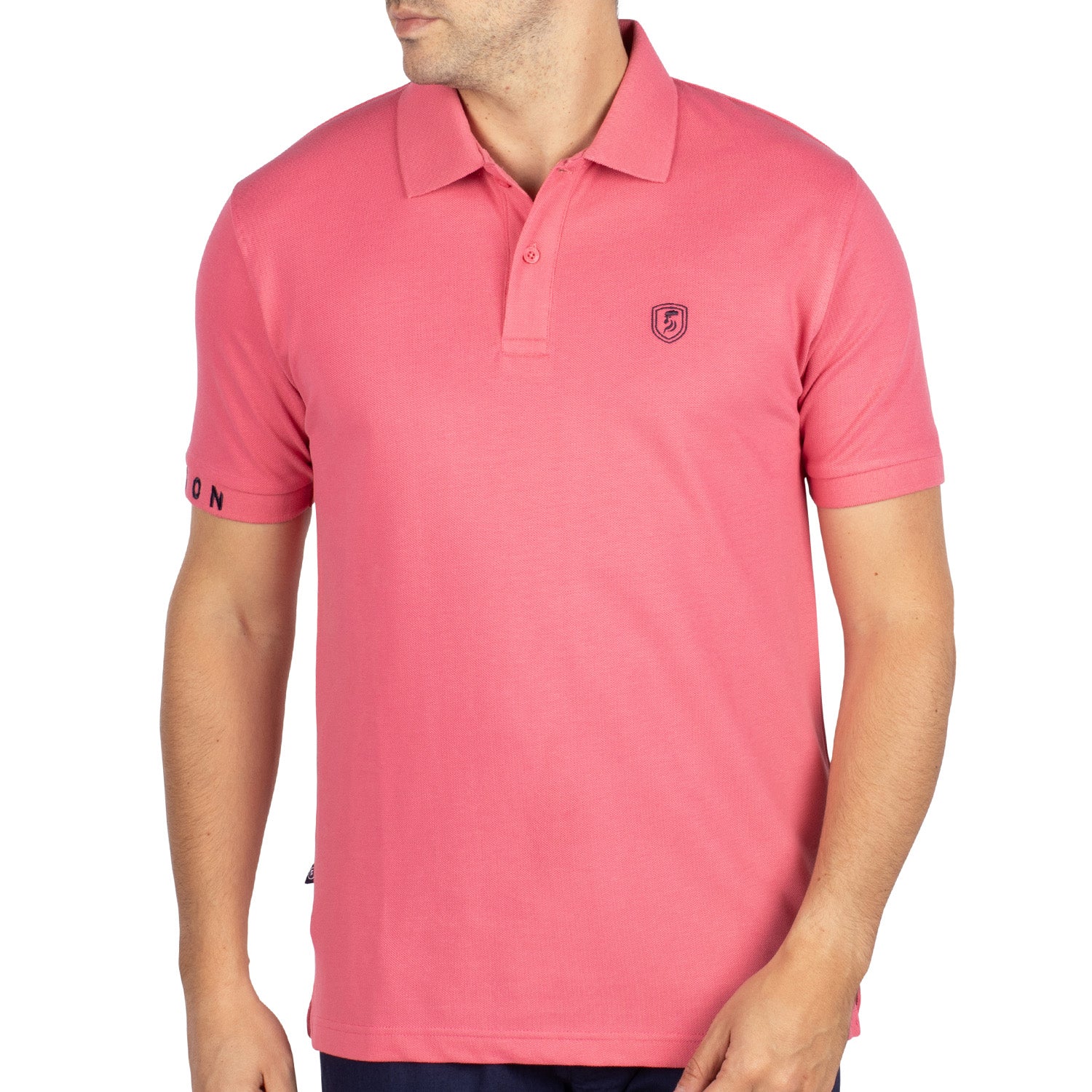 Basic pique polo shirt