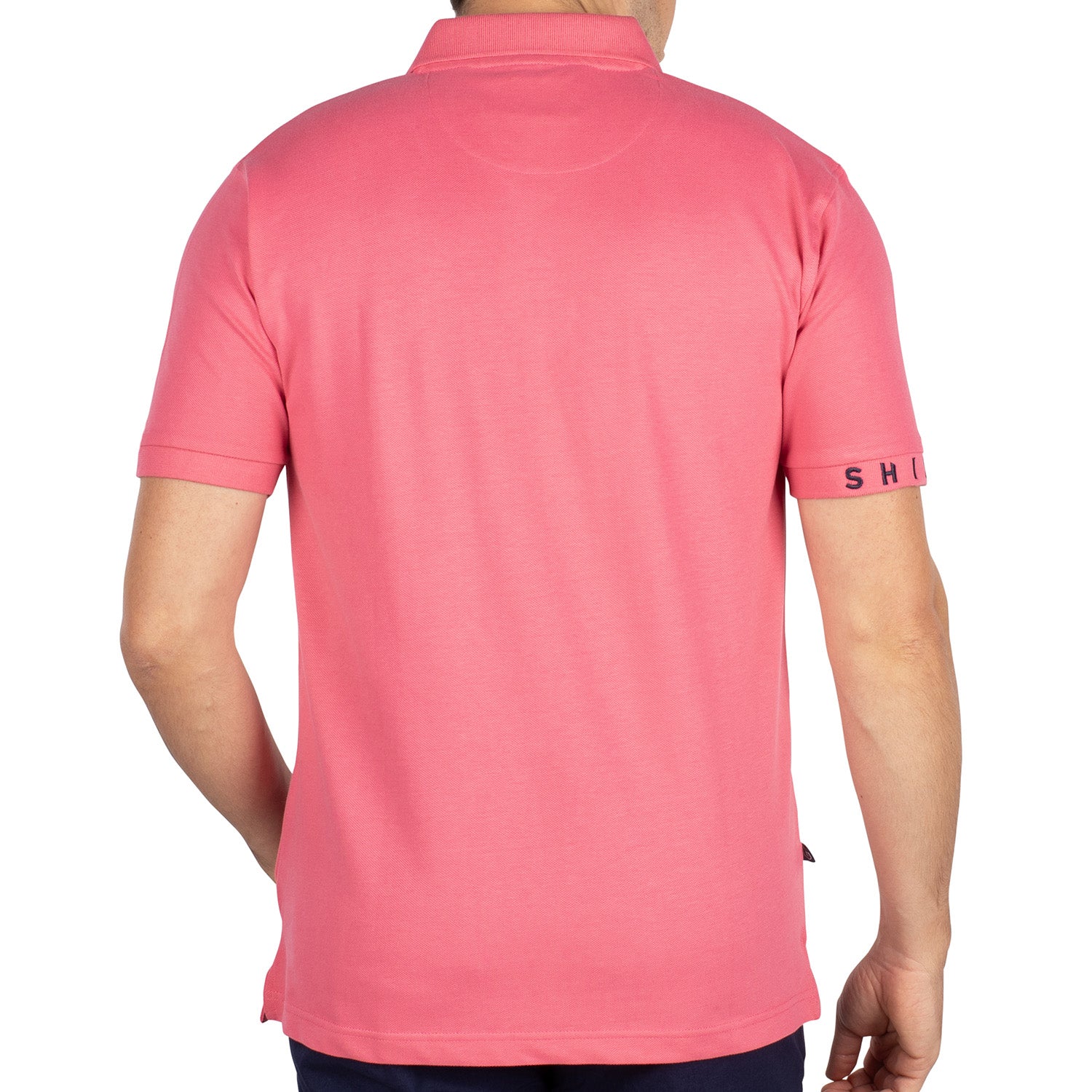Basic pique polo shirt