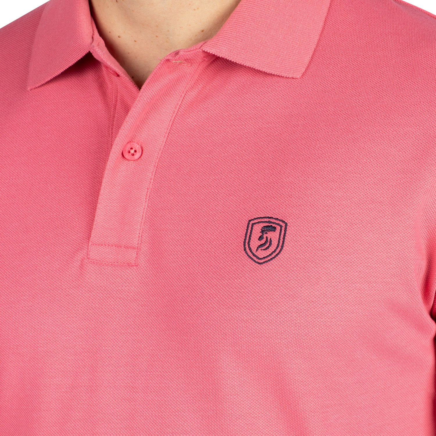 Basic pique polo shirt
