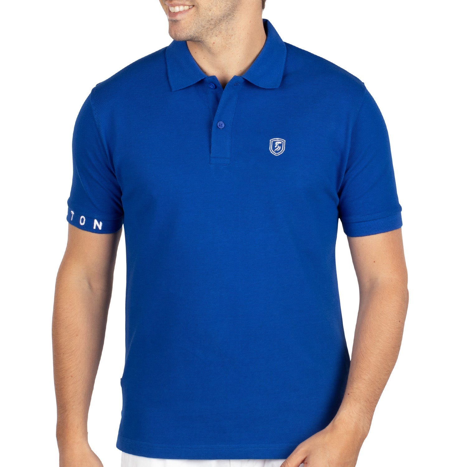 Basic pique polo shirt