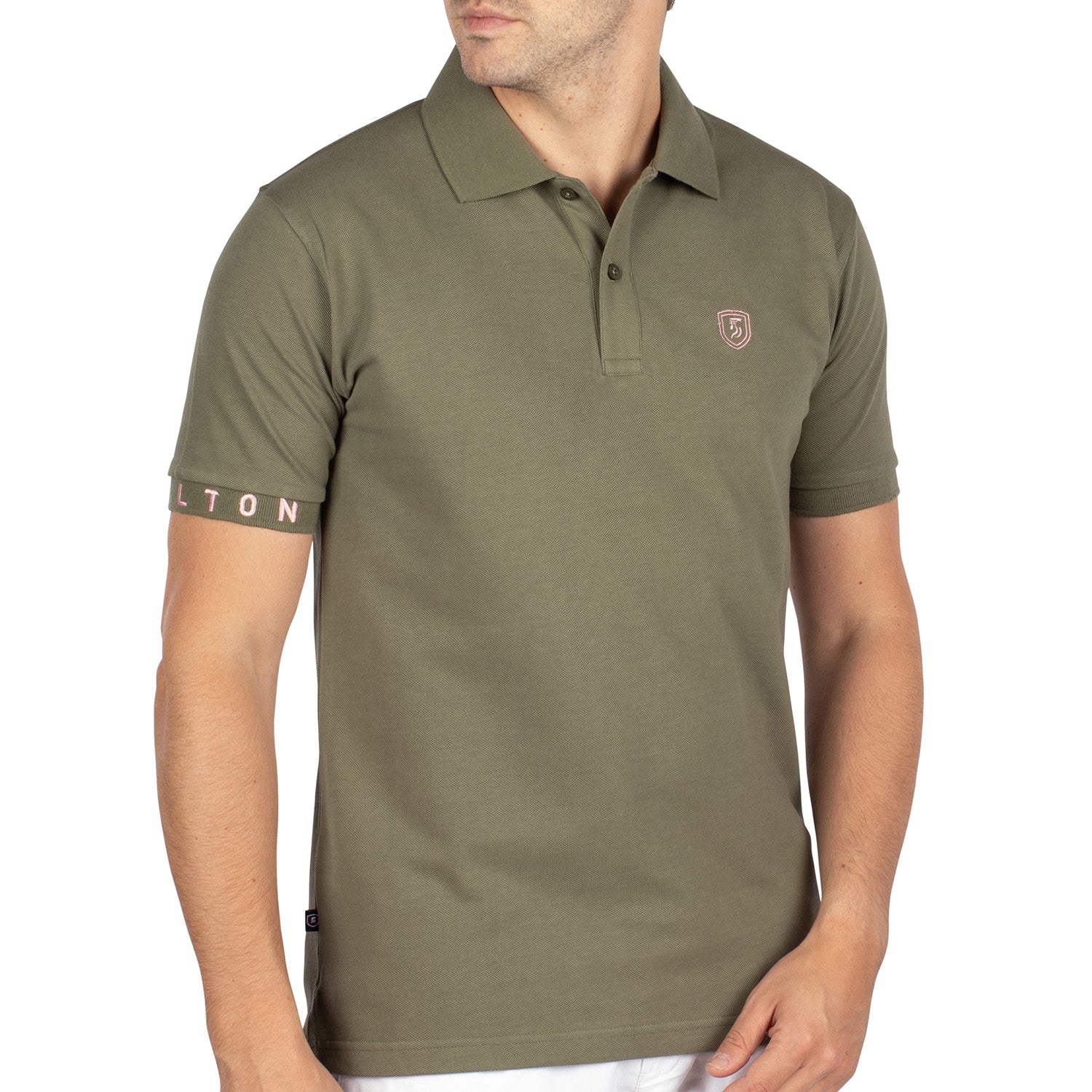 Basic pique polo shirt