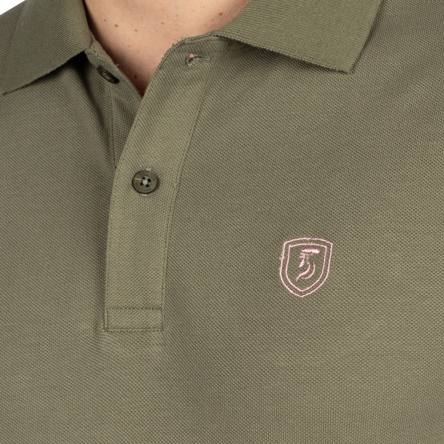 Basic pique polo shirt
