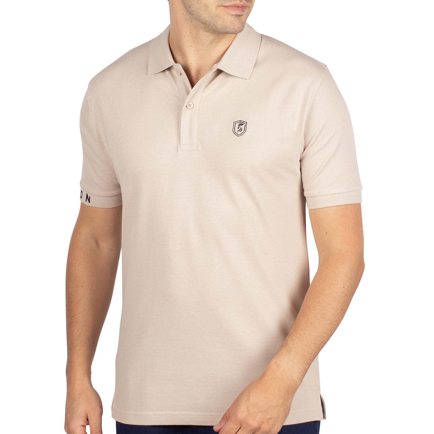Basic pique polo shirt