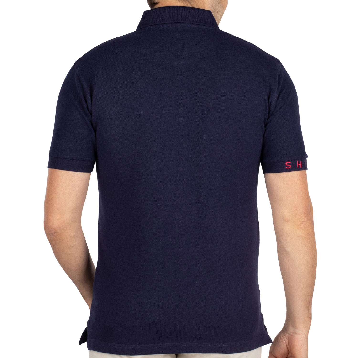 Basic pique polo shirt