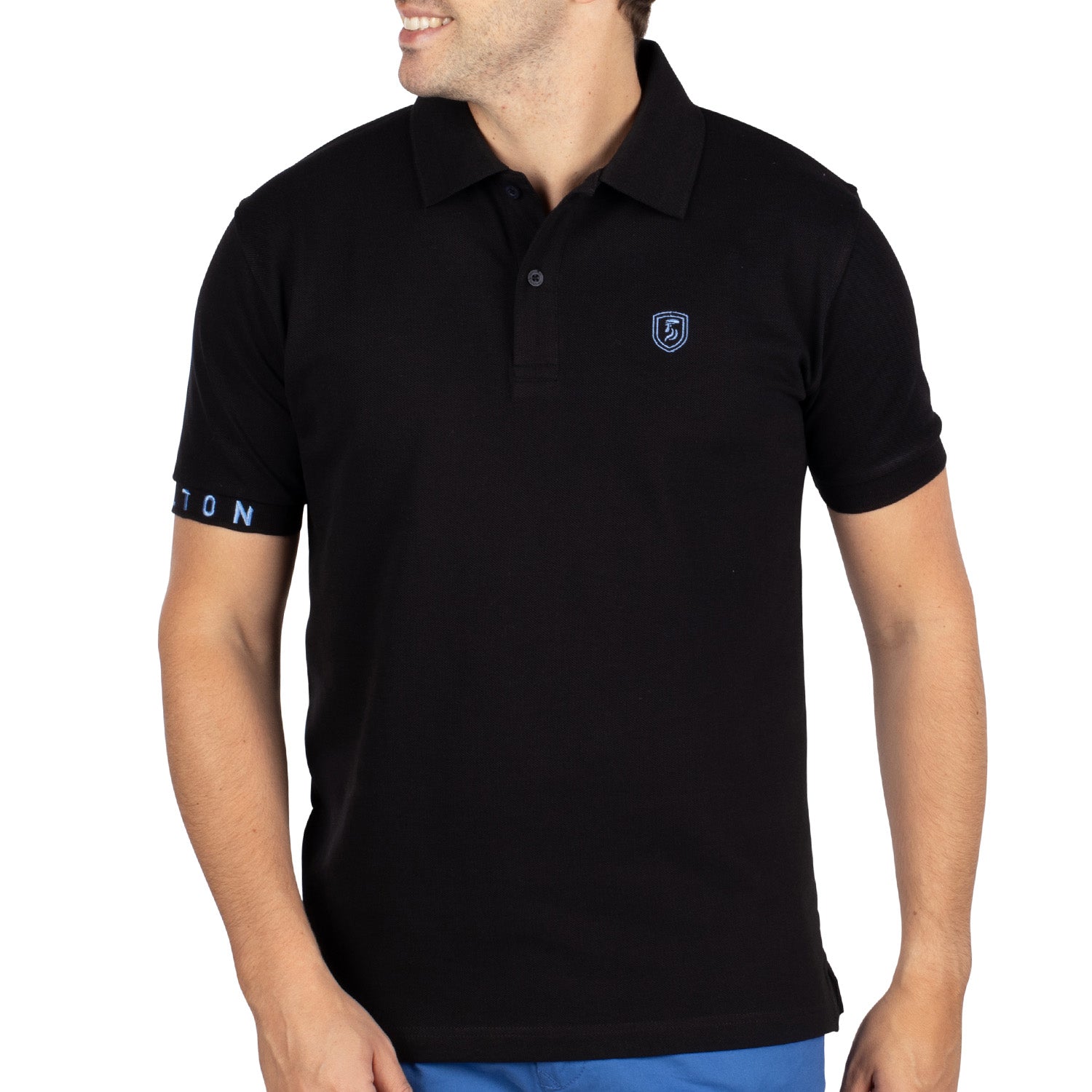 Basic pique polo shirt