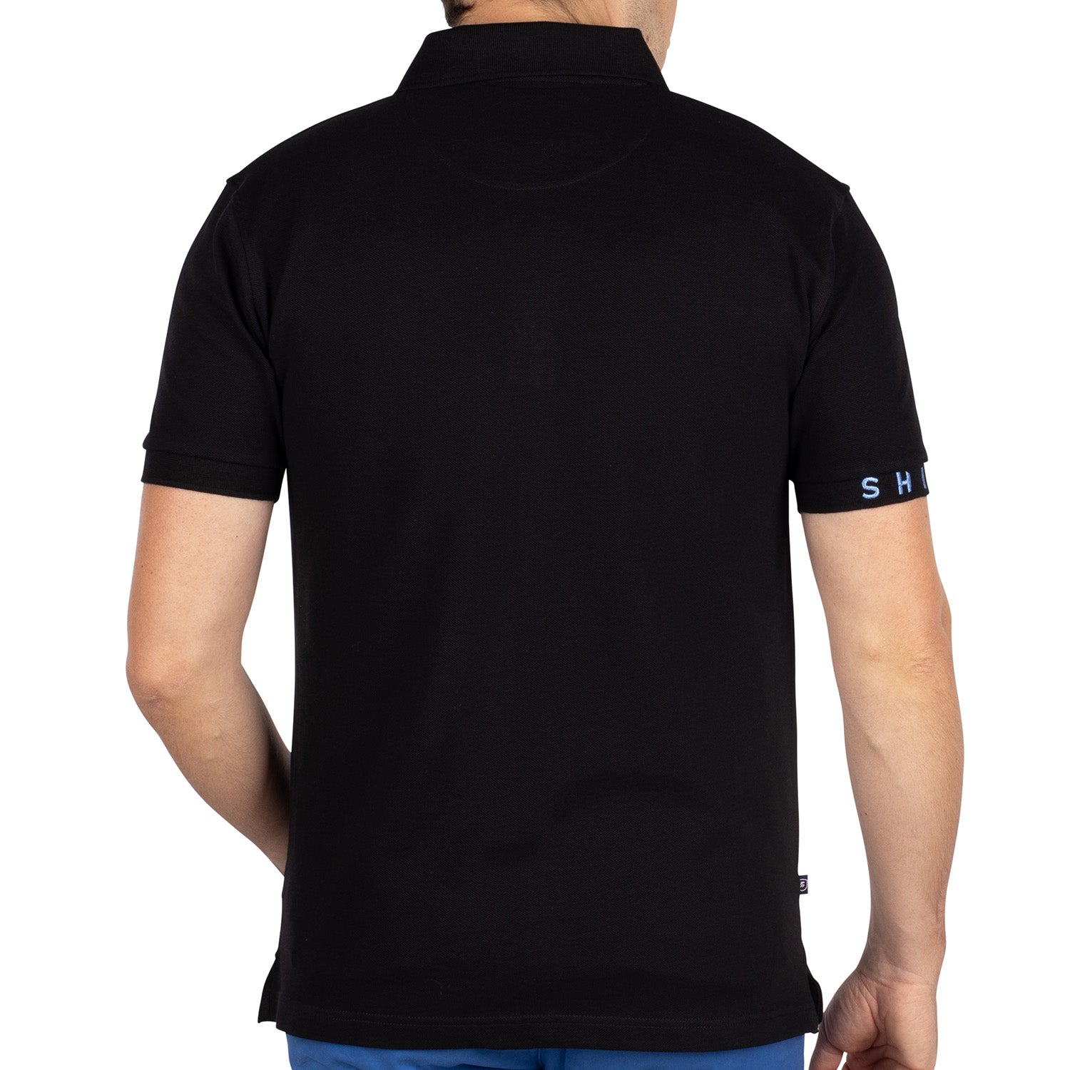Basic pique polo shirt