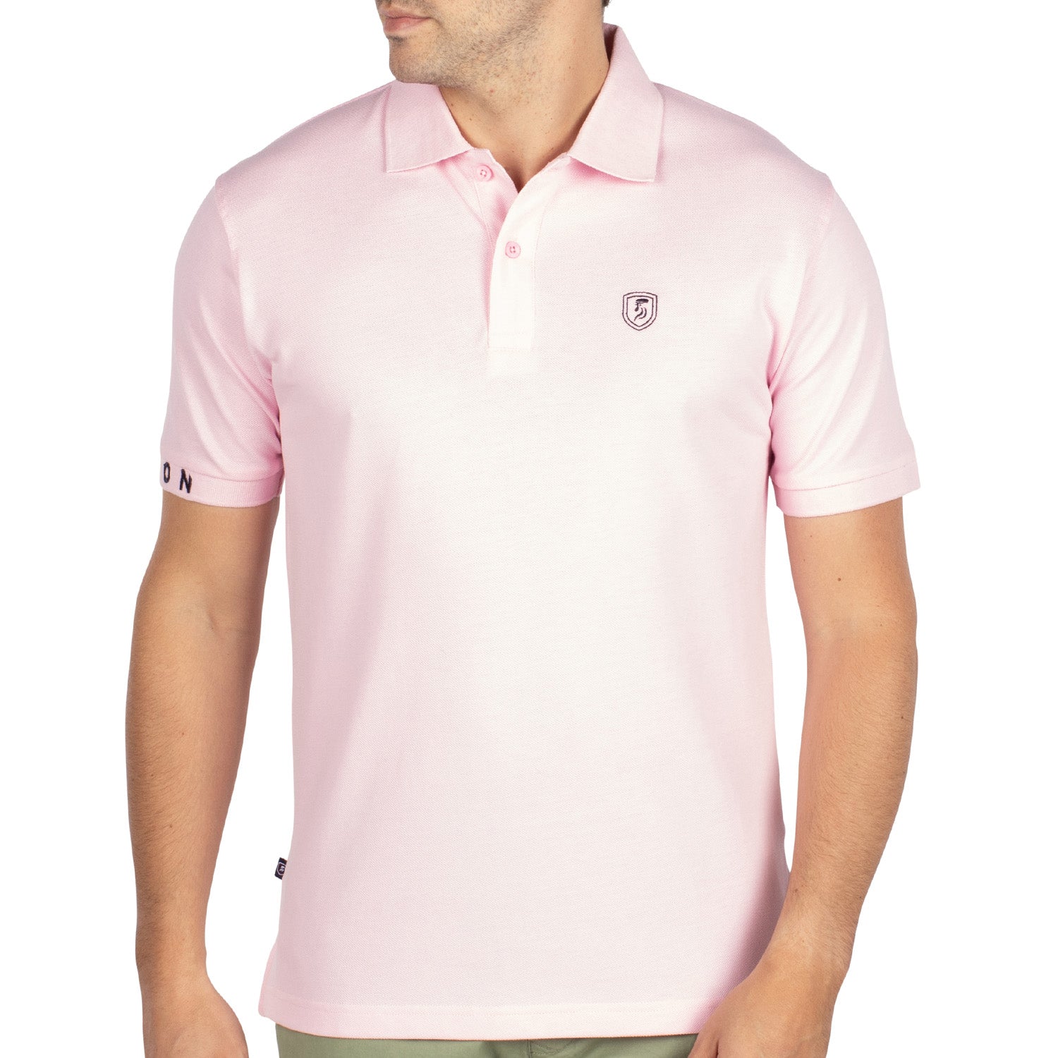 Basic pique polo shirt