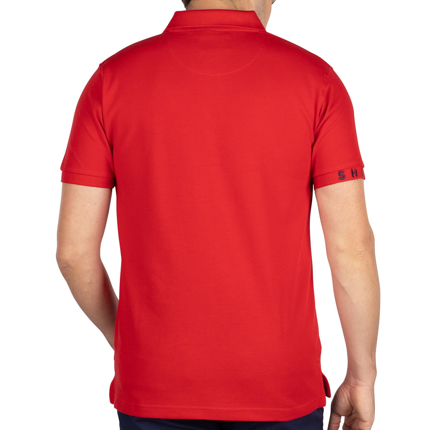 Basic pique polo shirt