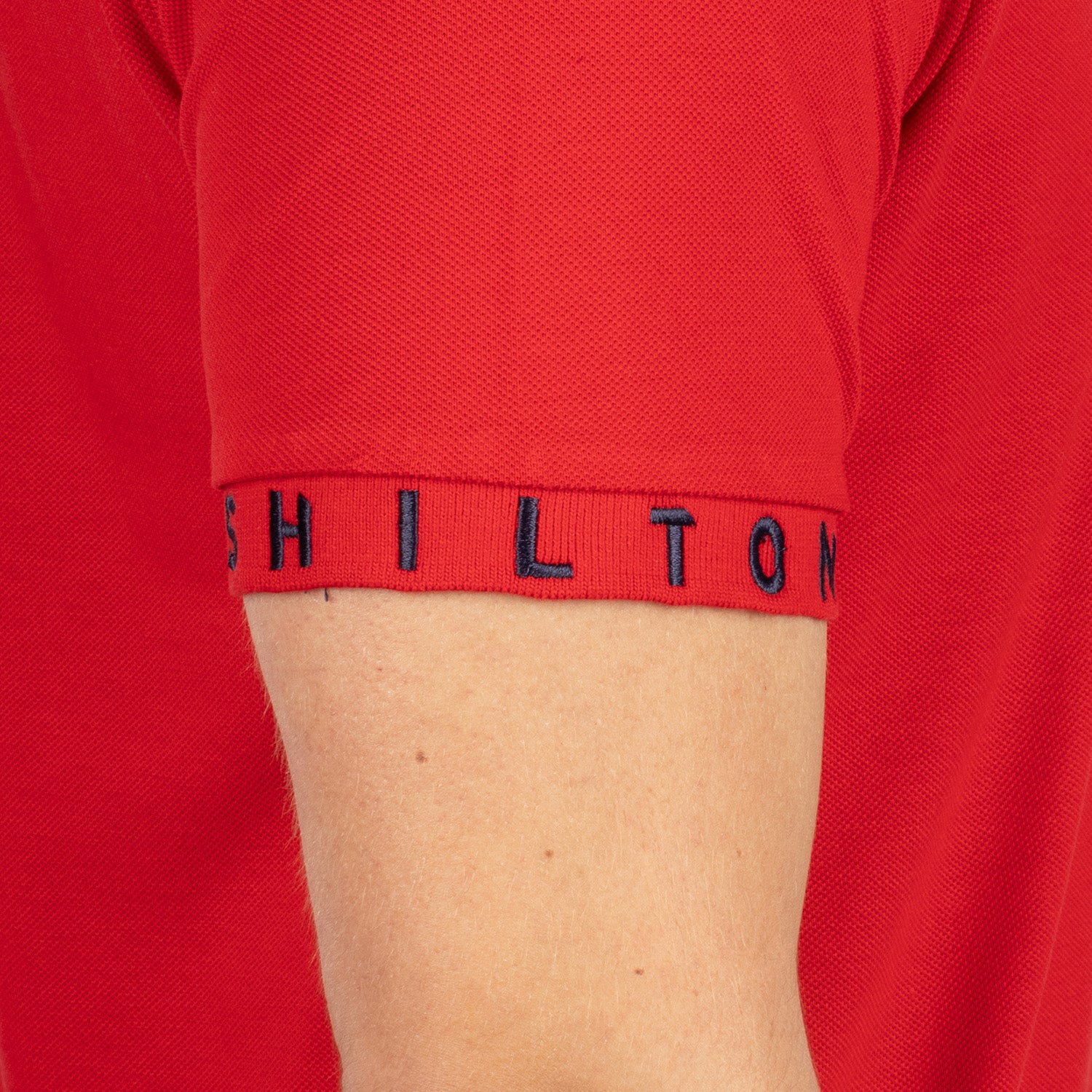 Basic pique polo shirt