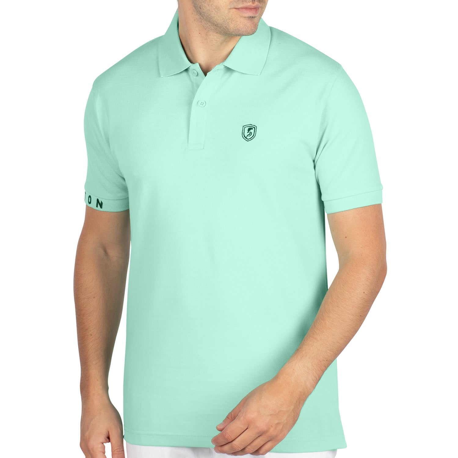 Basic pique polo shirt