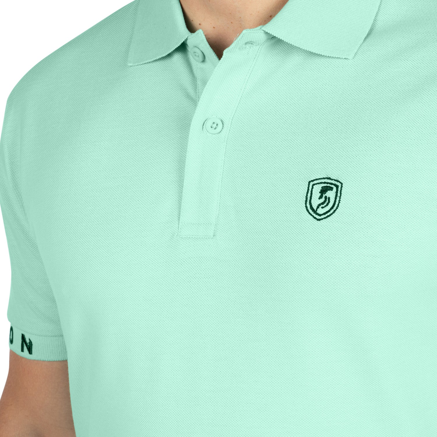 Basic pique polo shirt