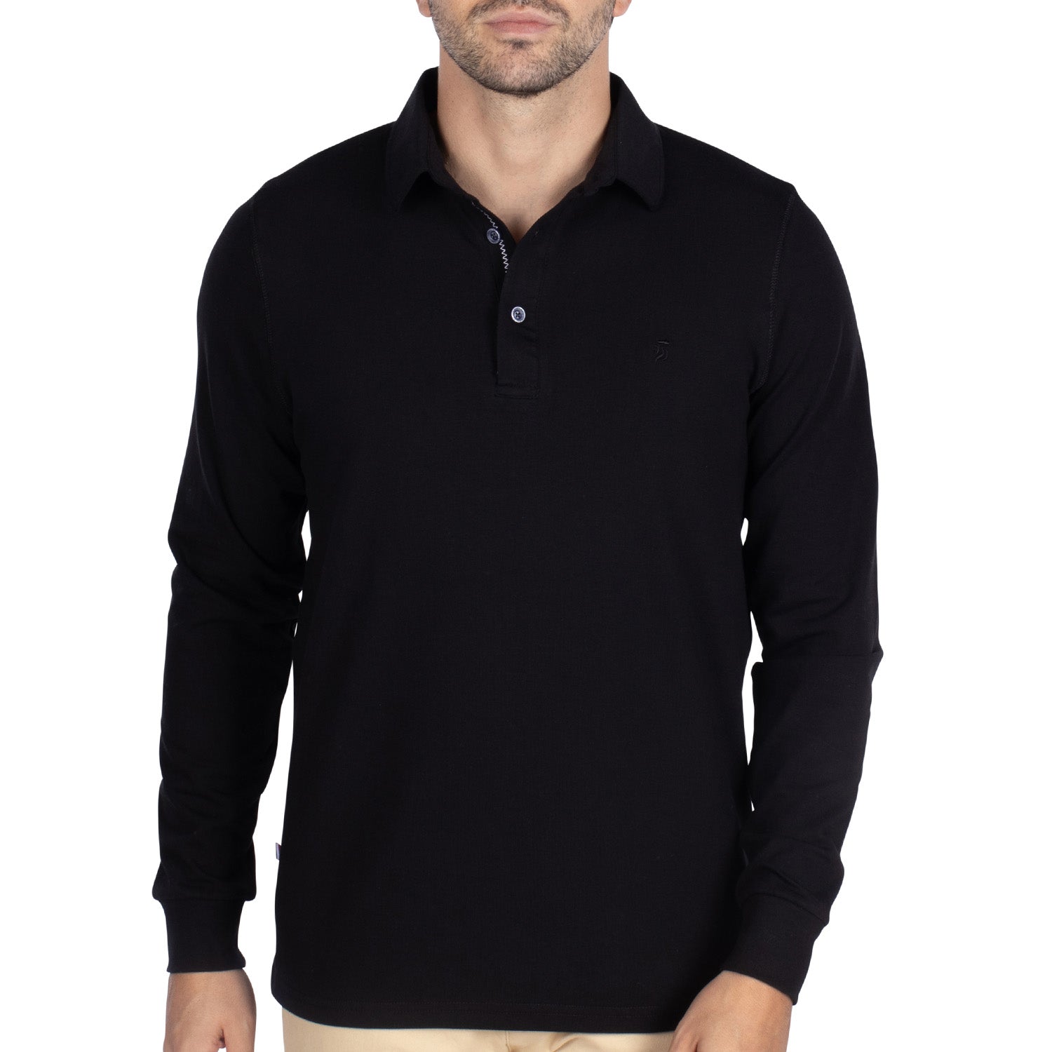 Basic unity rugby polo shirt Black - Shilton