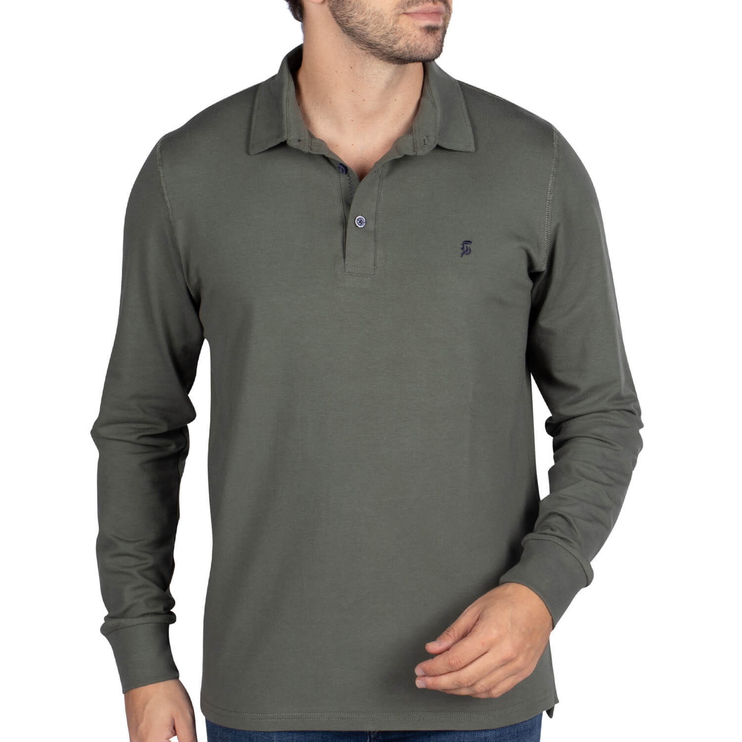 Basic unity rugby polo shirt Khaki - Shilton