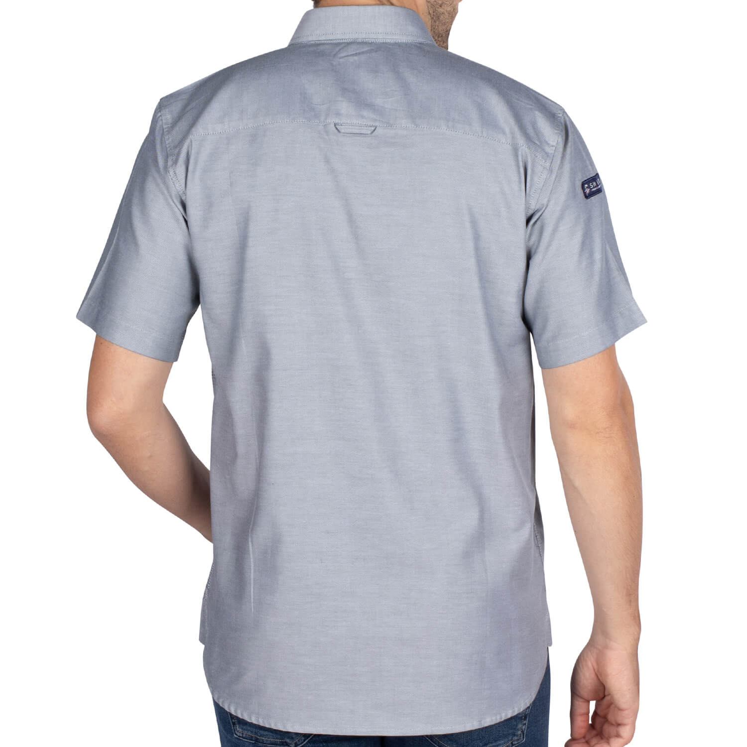 Basic unity shirt Khaki - back view - Shilton