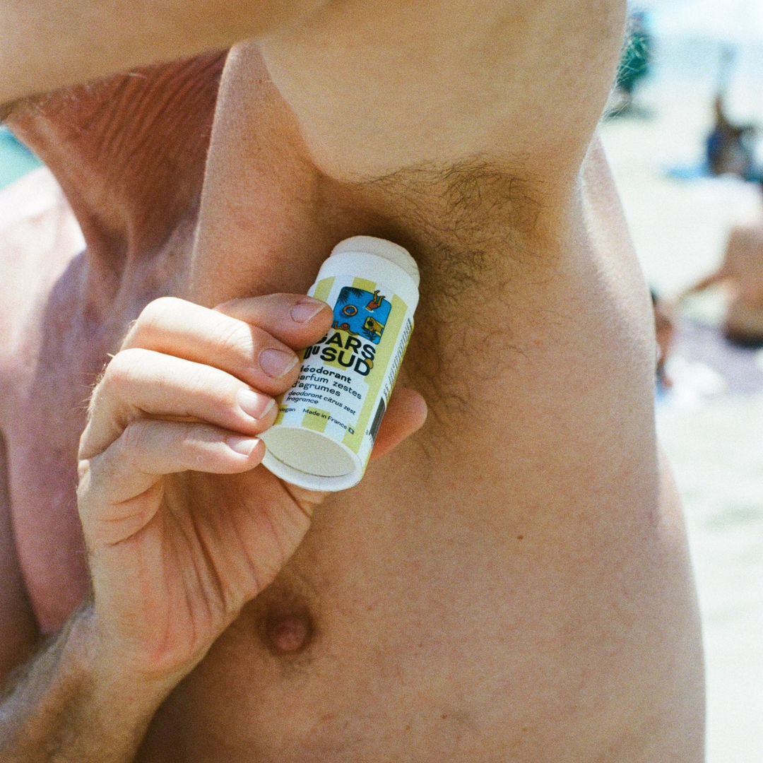 Natural deodorant for men made in France