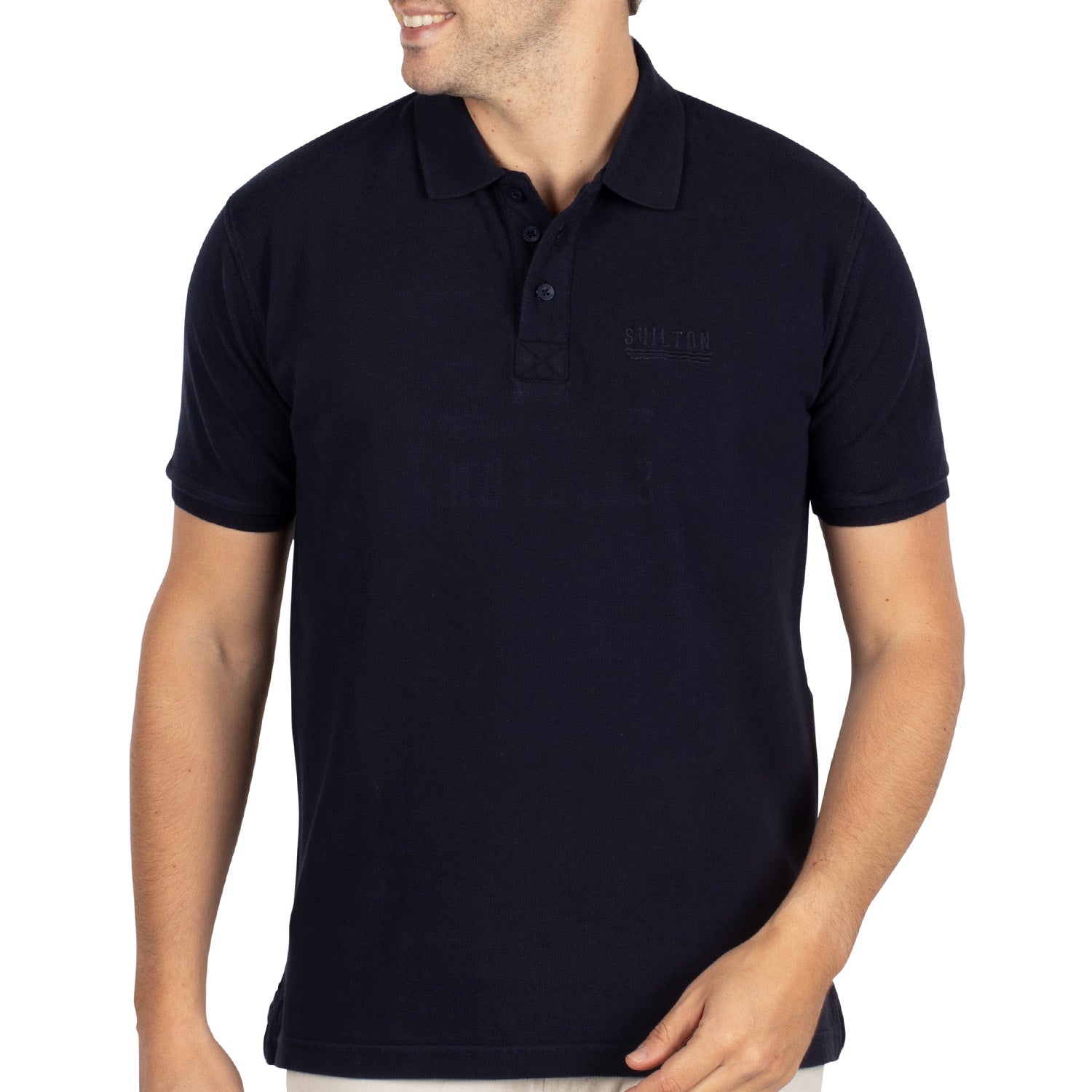 Polo piqué stone