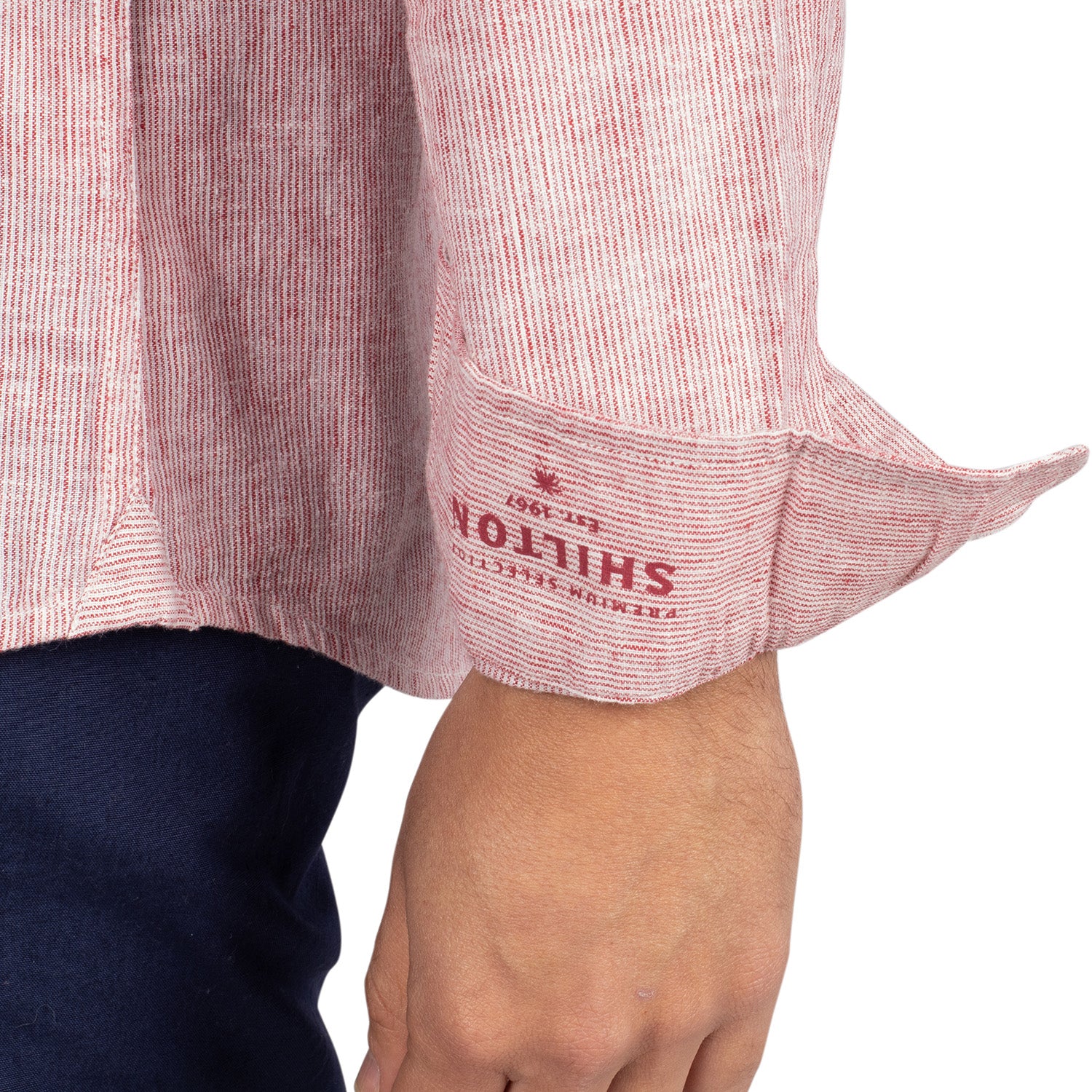 Striped linen shirt