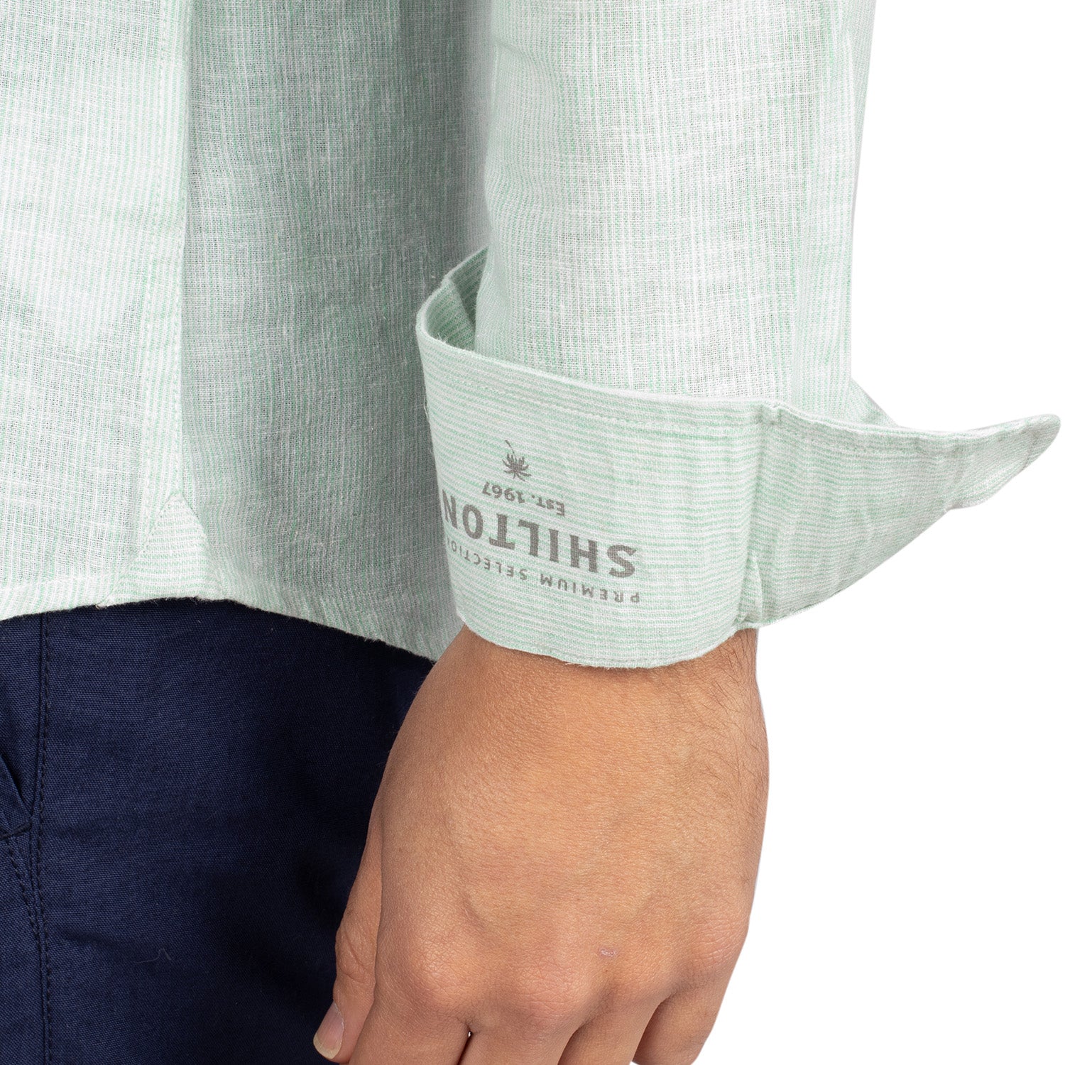 Striped linen shirt