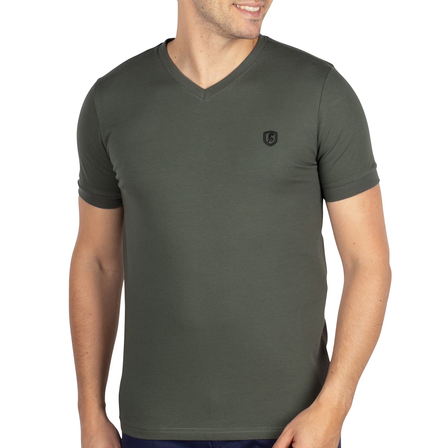 Slim v-neck T-shirt
