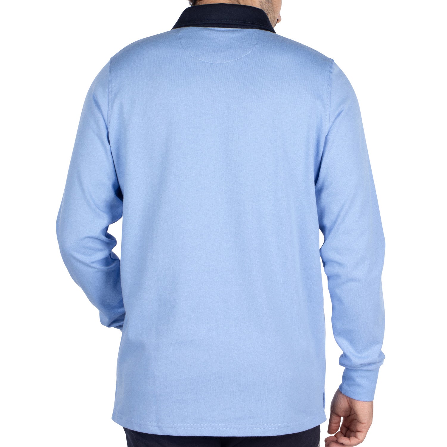 Basic Ciel floral polo shirt - back view - Shilton