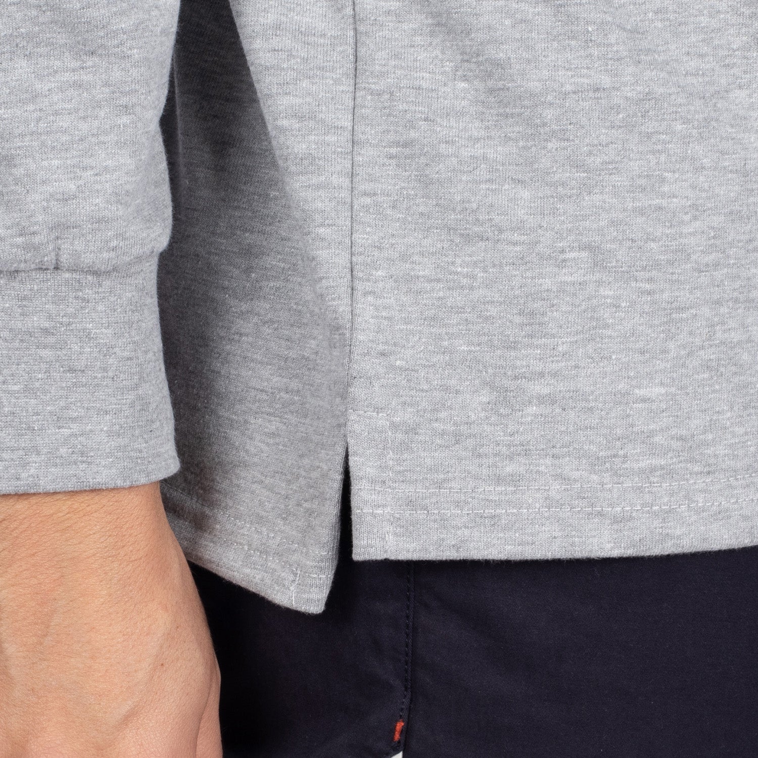 Basic floral polo shirt