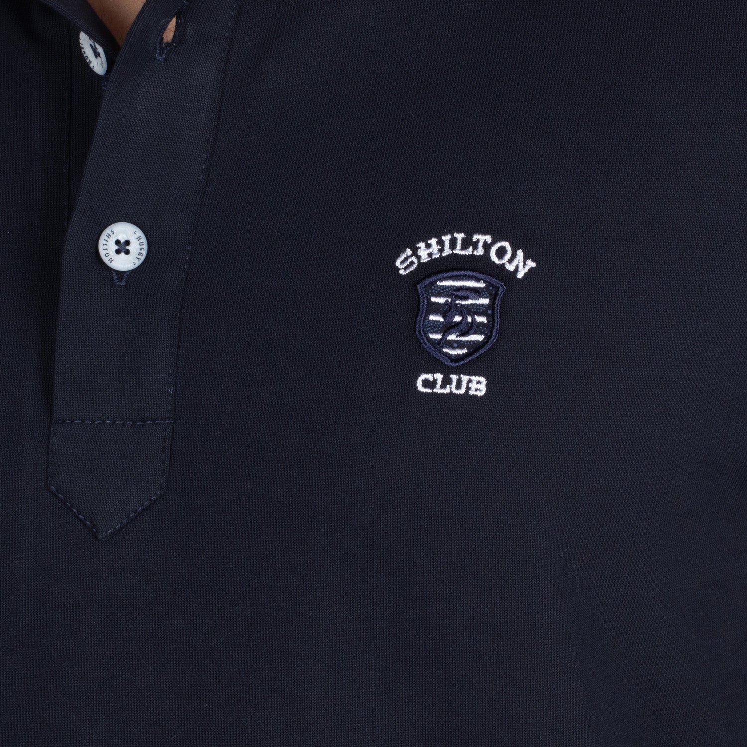 Basic floral polo shirt