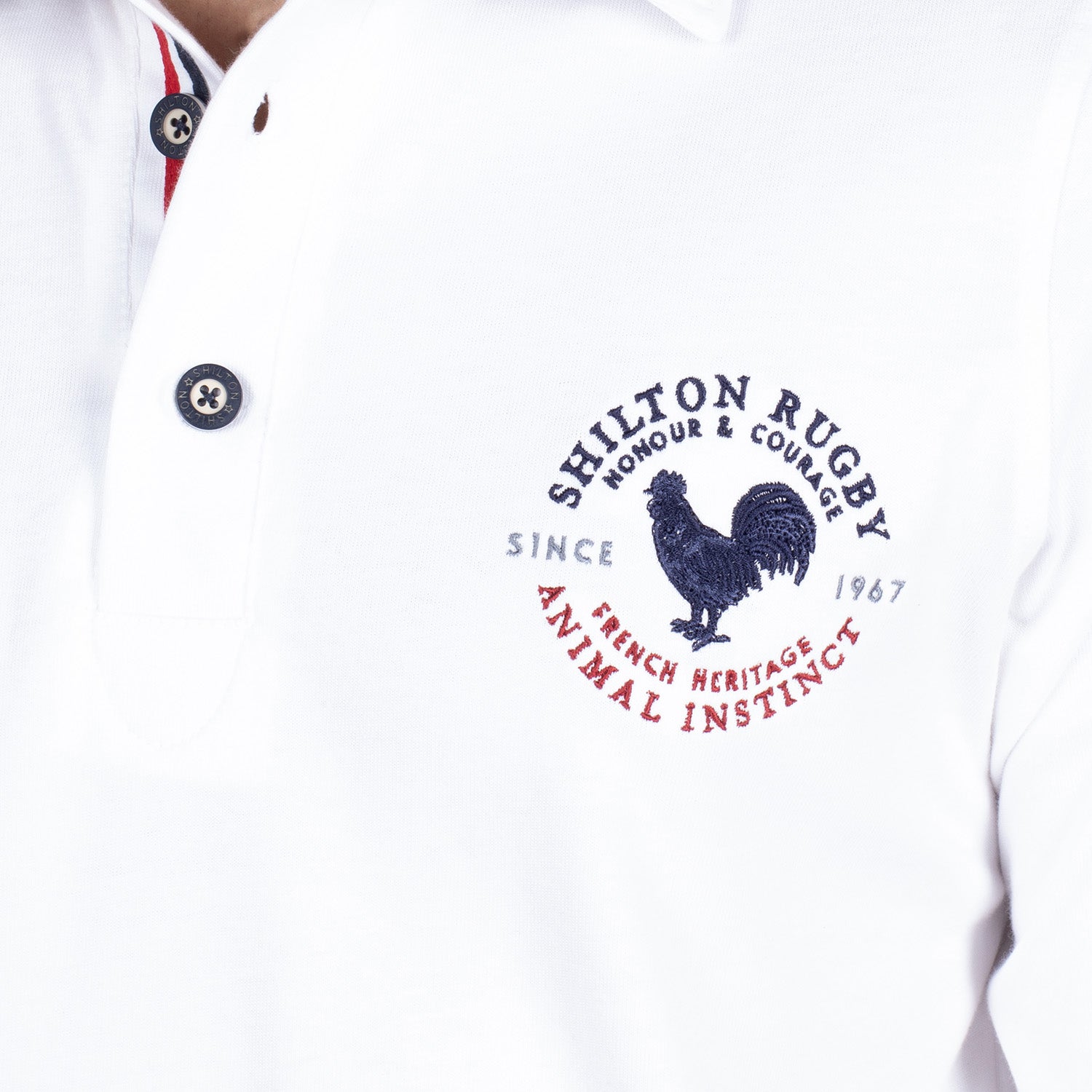 Heritage rugby polo shirt