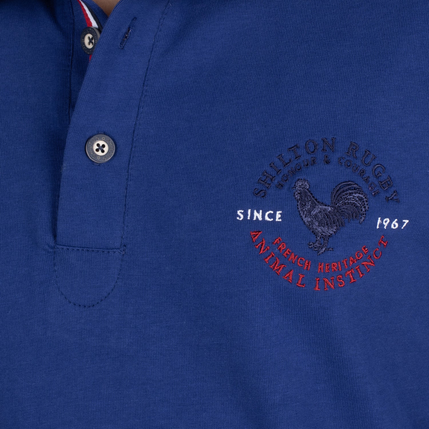 Heritage rugby polo shirt
