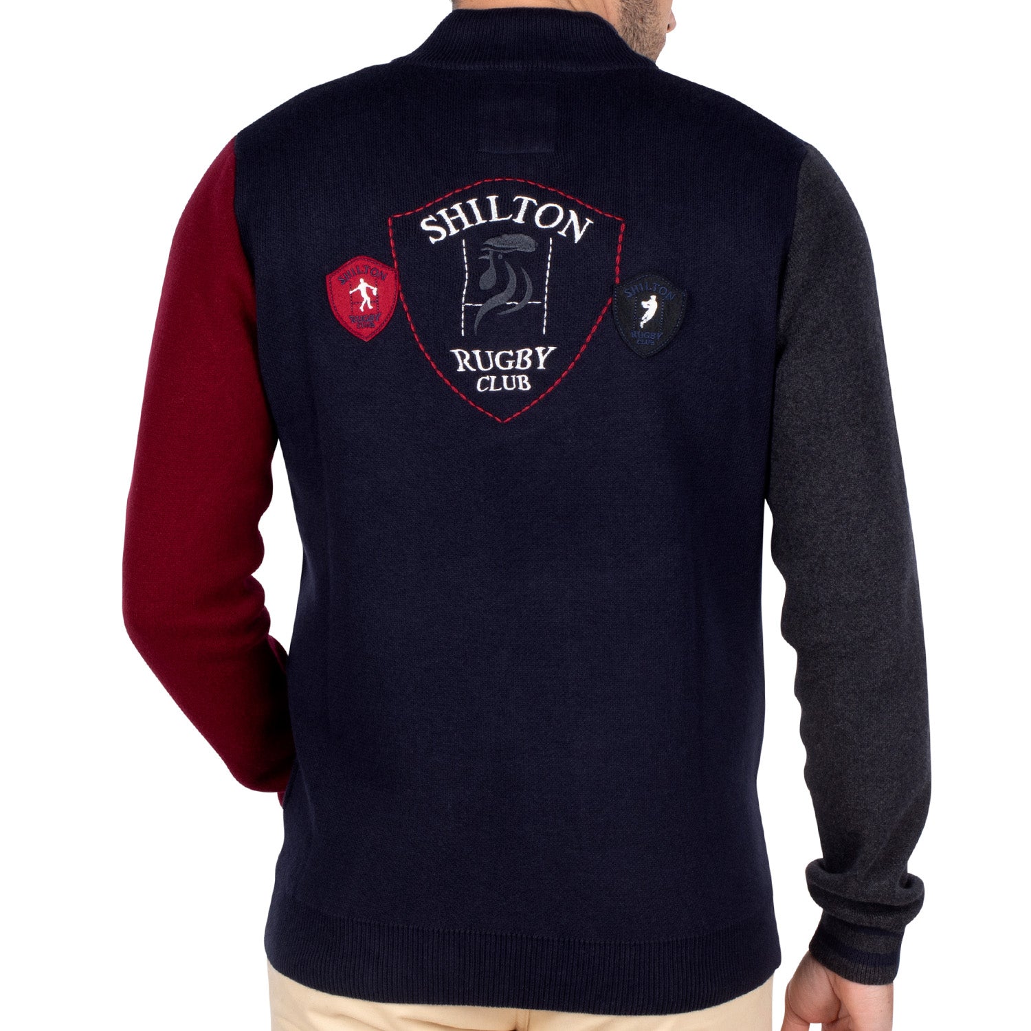 Rugby tricolor sweater