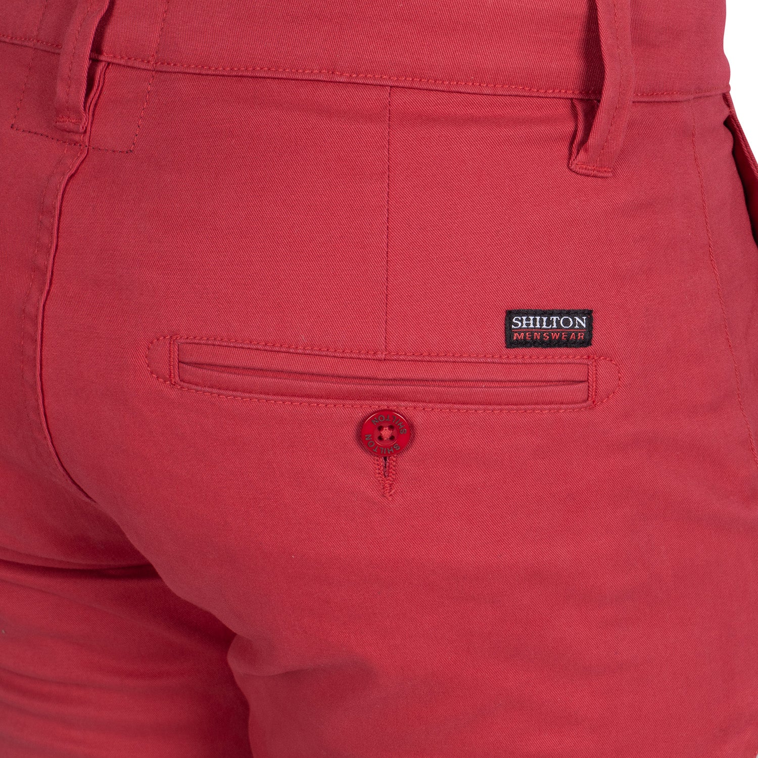 Patch chino pants