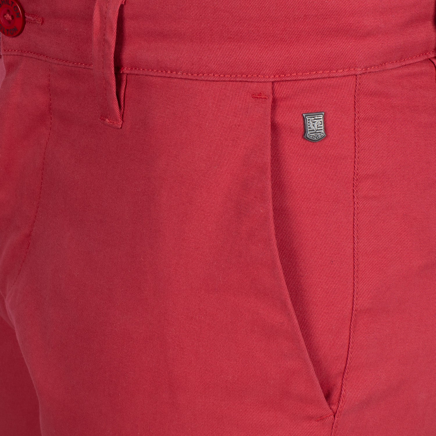 Patch chino pants